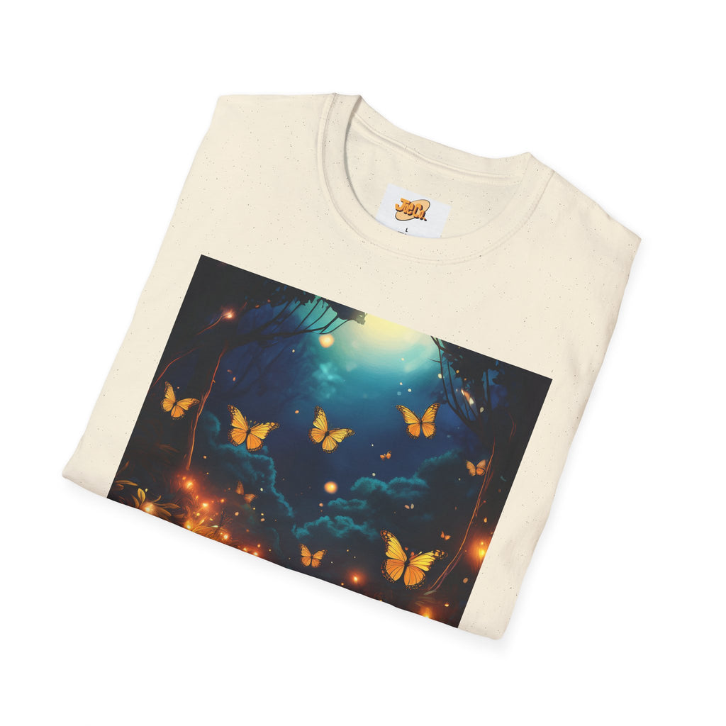 Butterfly Night T-Shirt — Enchanted Forest Glow Tee
