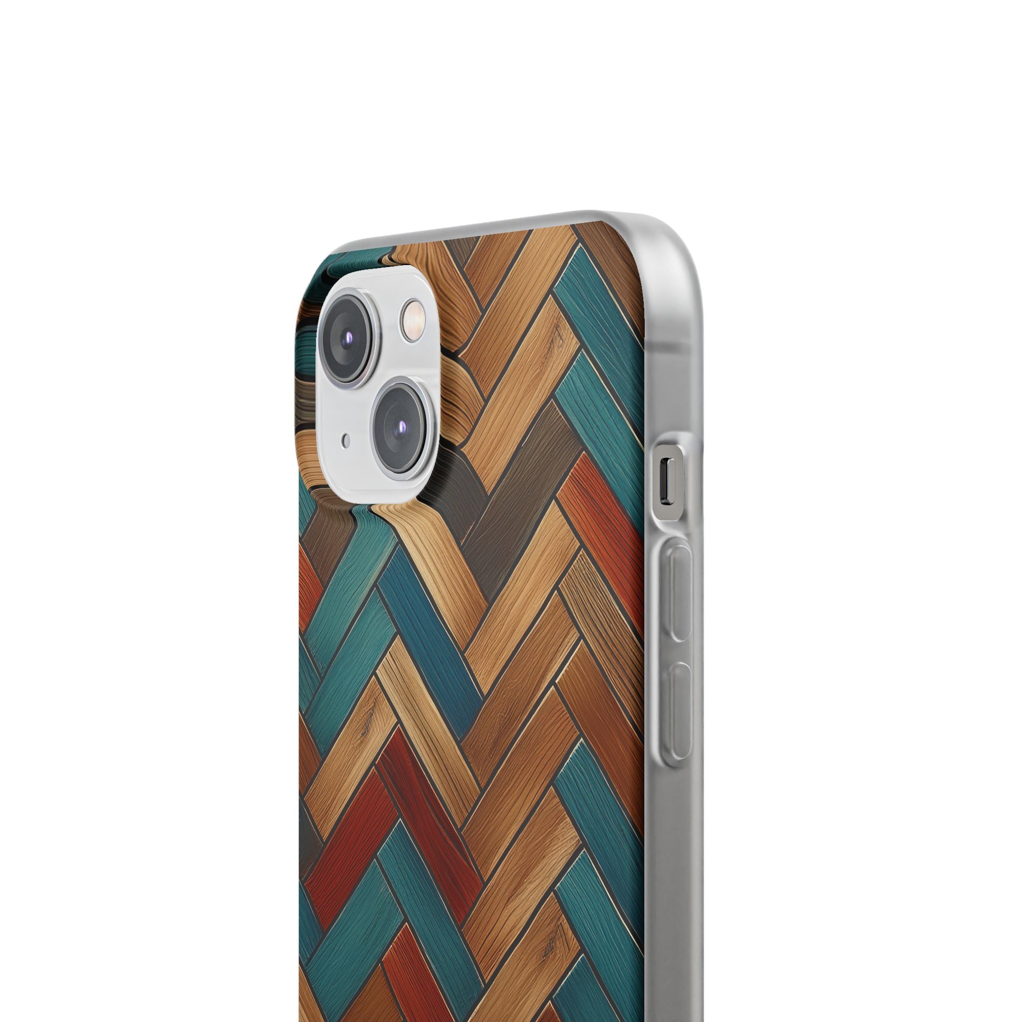 Herringbone Wood Pattern Flexi Phone Case