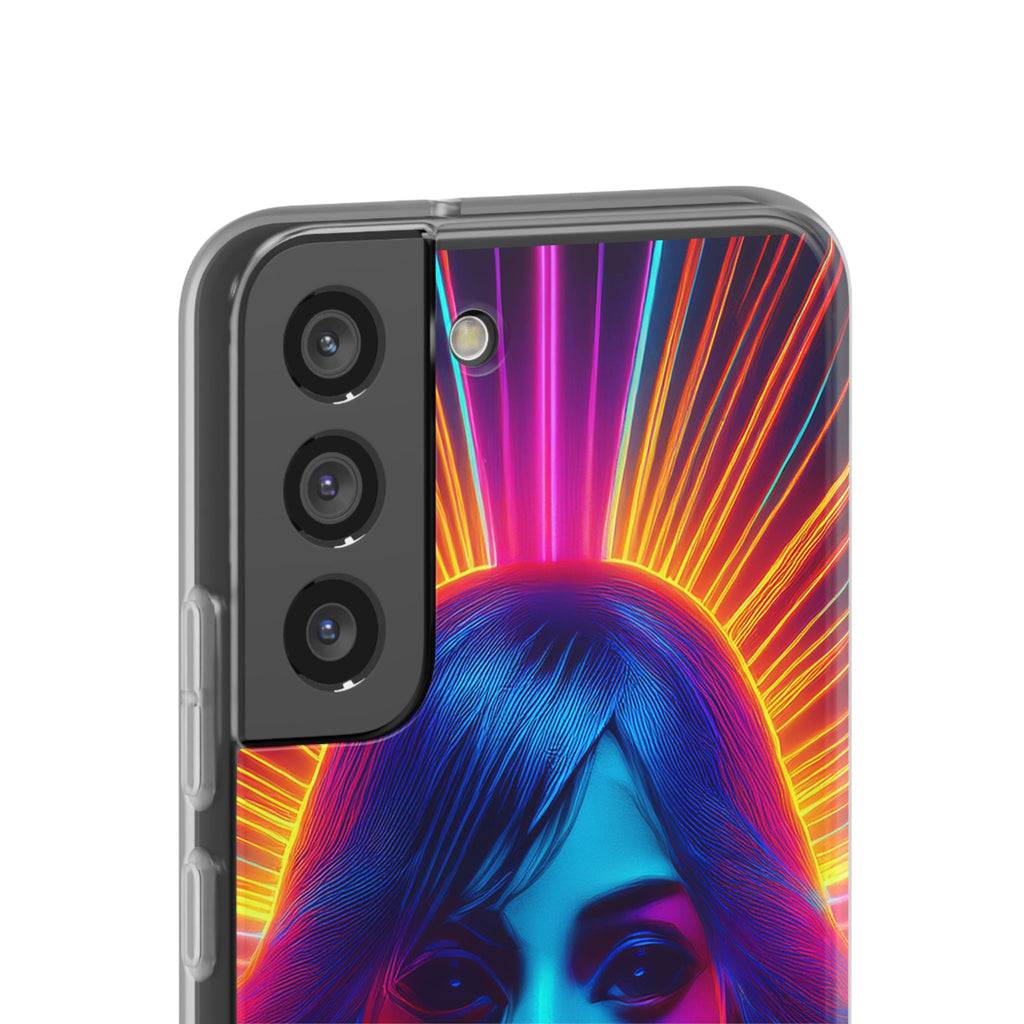 Phone Case — Neon Retro Portrait Mandala