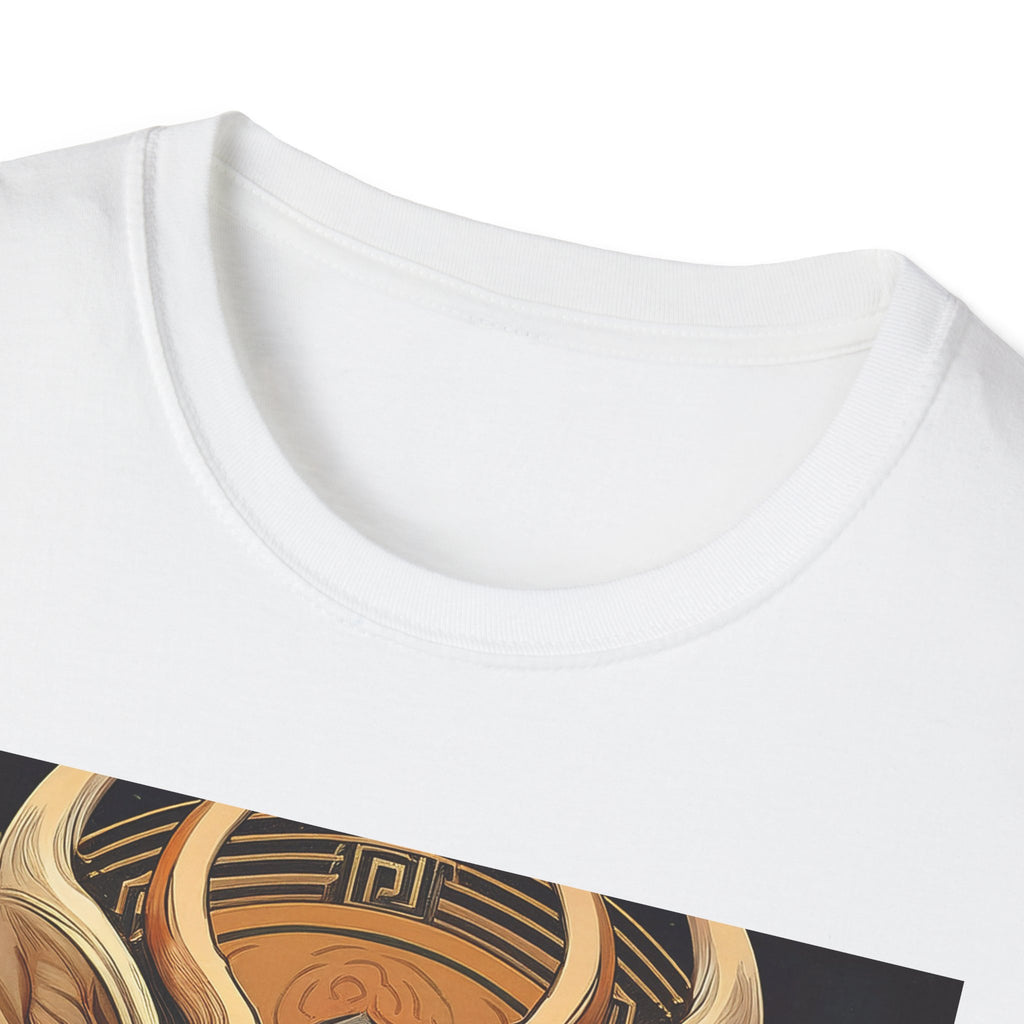 Mythic Ram Graphic T-Shirt — Ornate Zodiac/Leo-Inspired Art