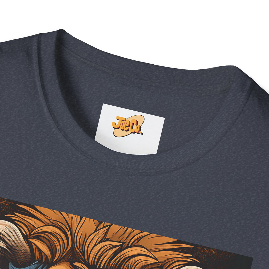 Majestic Lion Graphic T-Shirt — Bold Vintage Mane Artwork
