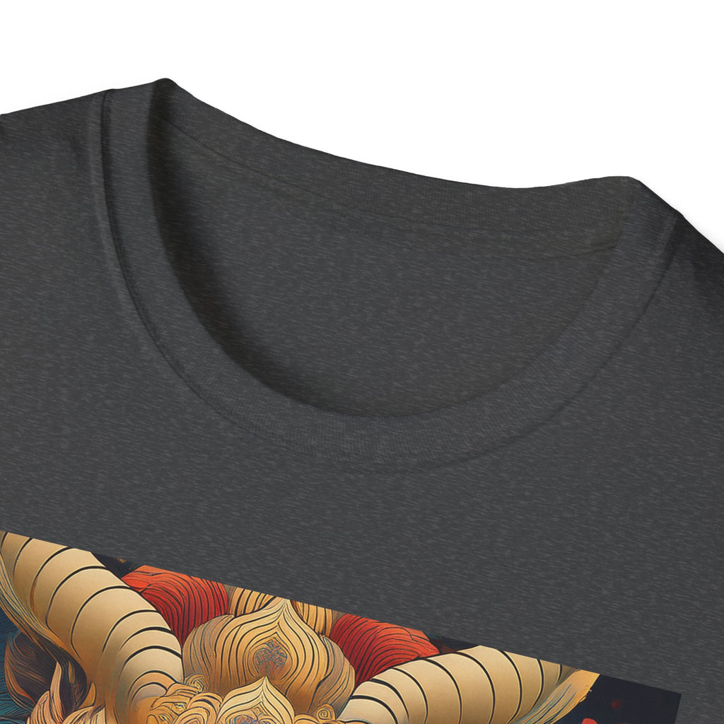 Dragon Mask T-Shirt — Asian Mythic Dragon Art Tee