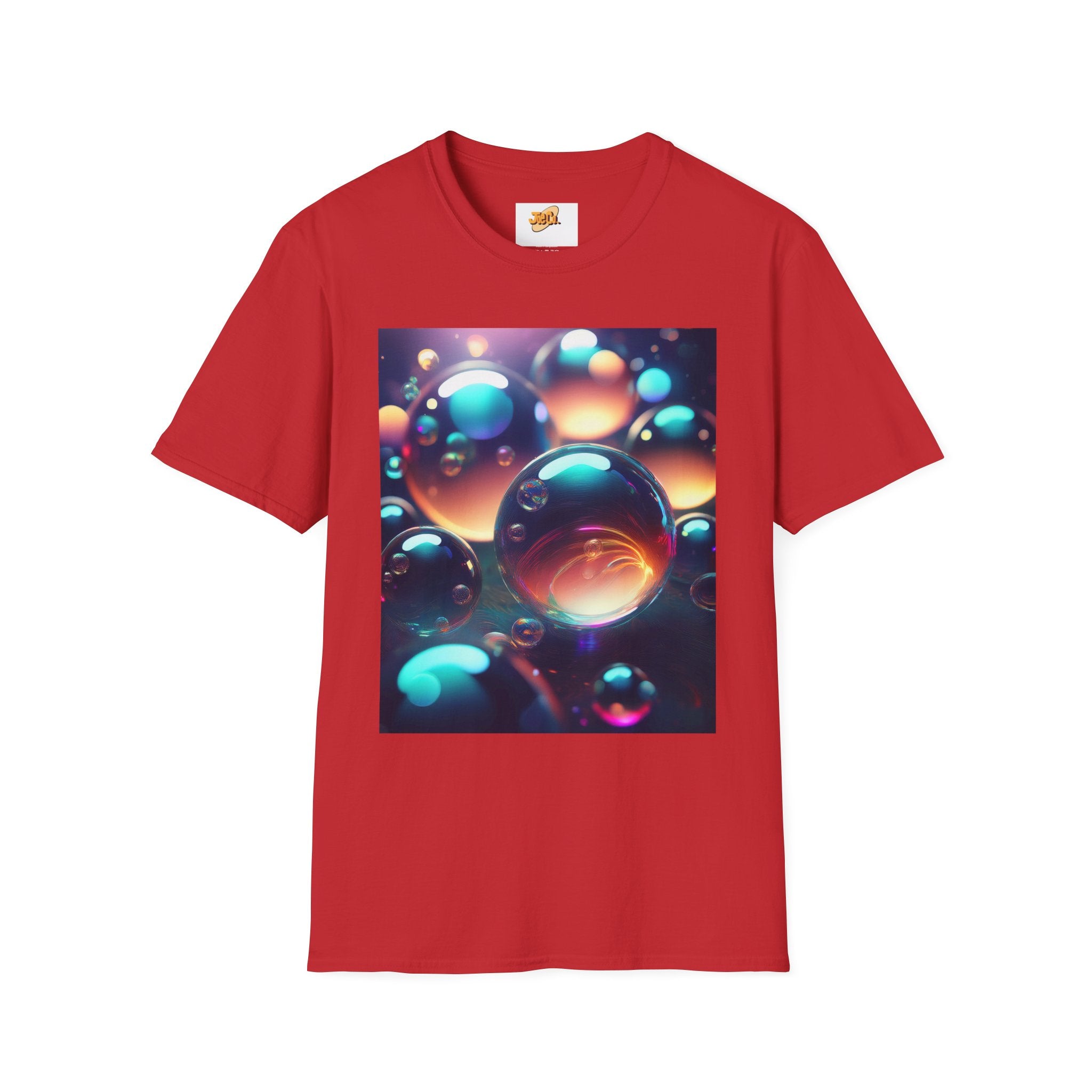 Bubble Galaxy T-Shirt — Colorful 3D Bubble Art Tee