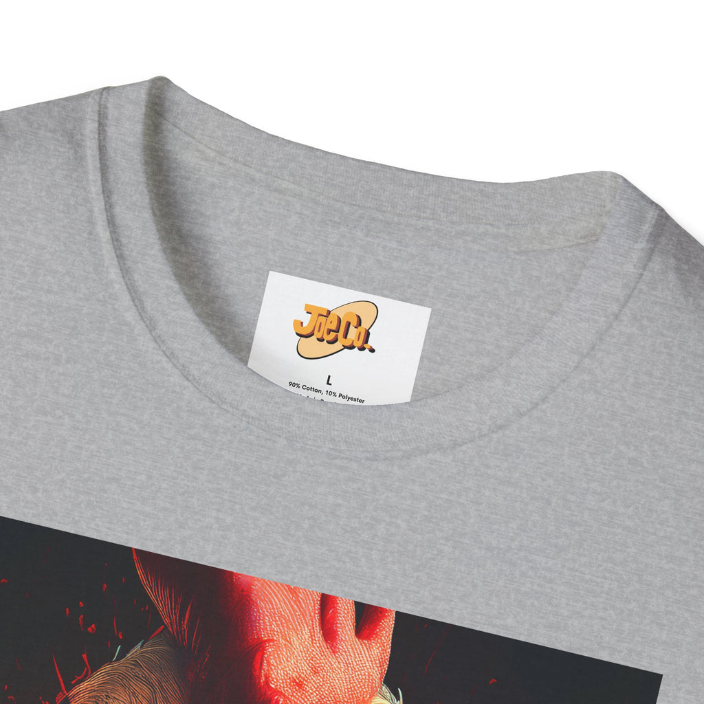 Rooster Portrait T-Shirt – Bold Vintage Farmhouse Rooster Art Tee