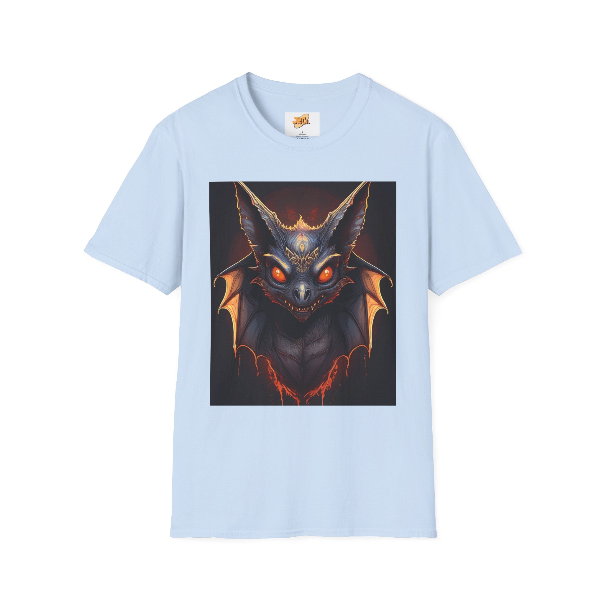 Demonic Bat Illustration T-Shirt