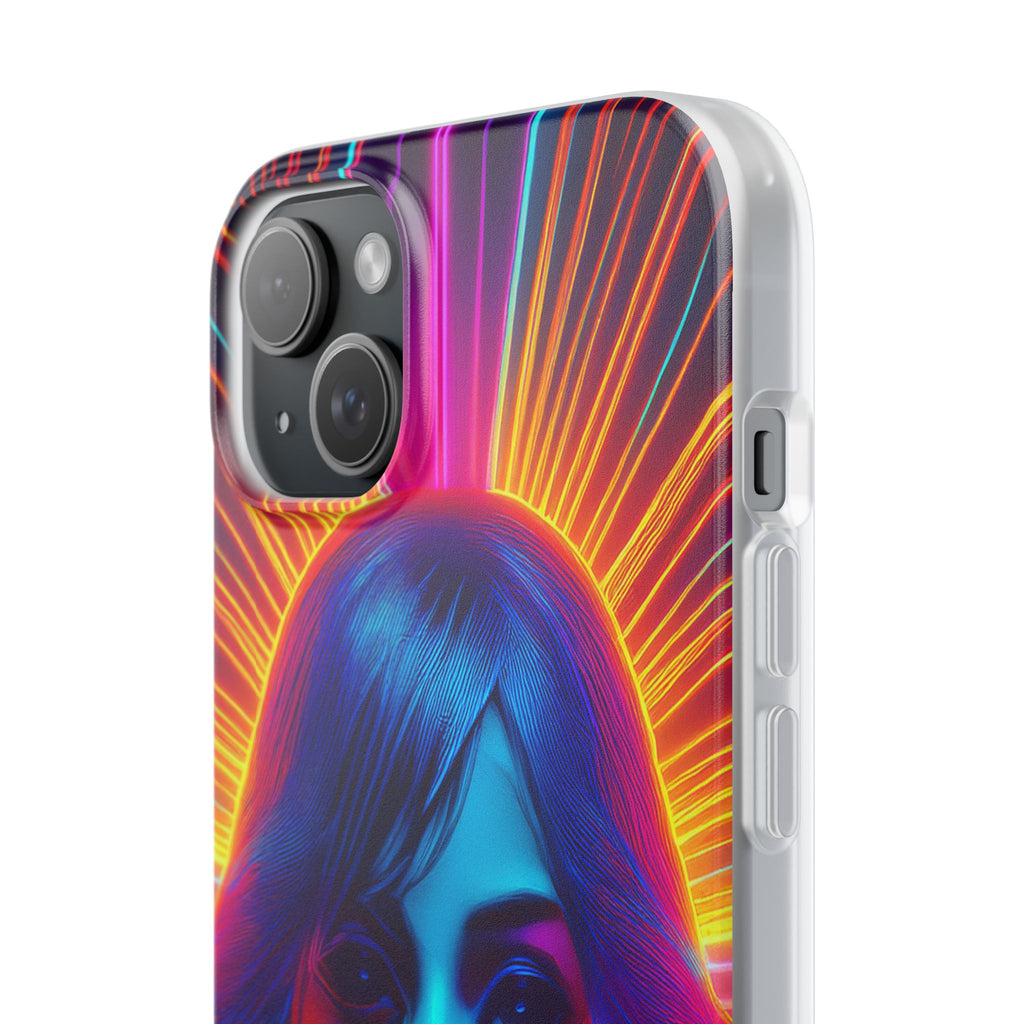 Phone Case — Neon Retro Portrait Mandala