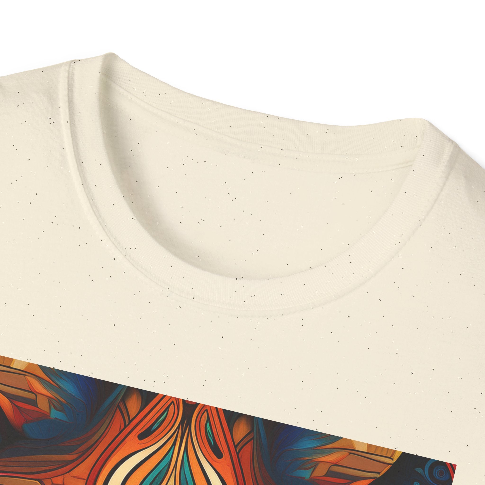 Lion Mandala T-Shirt — Colorful Psychedelic Lion Graphic Tee