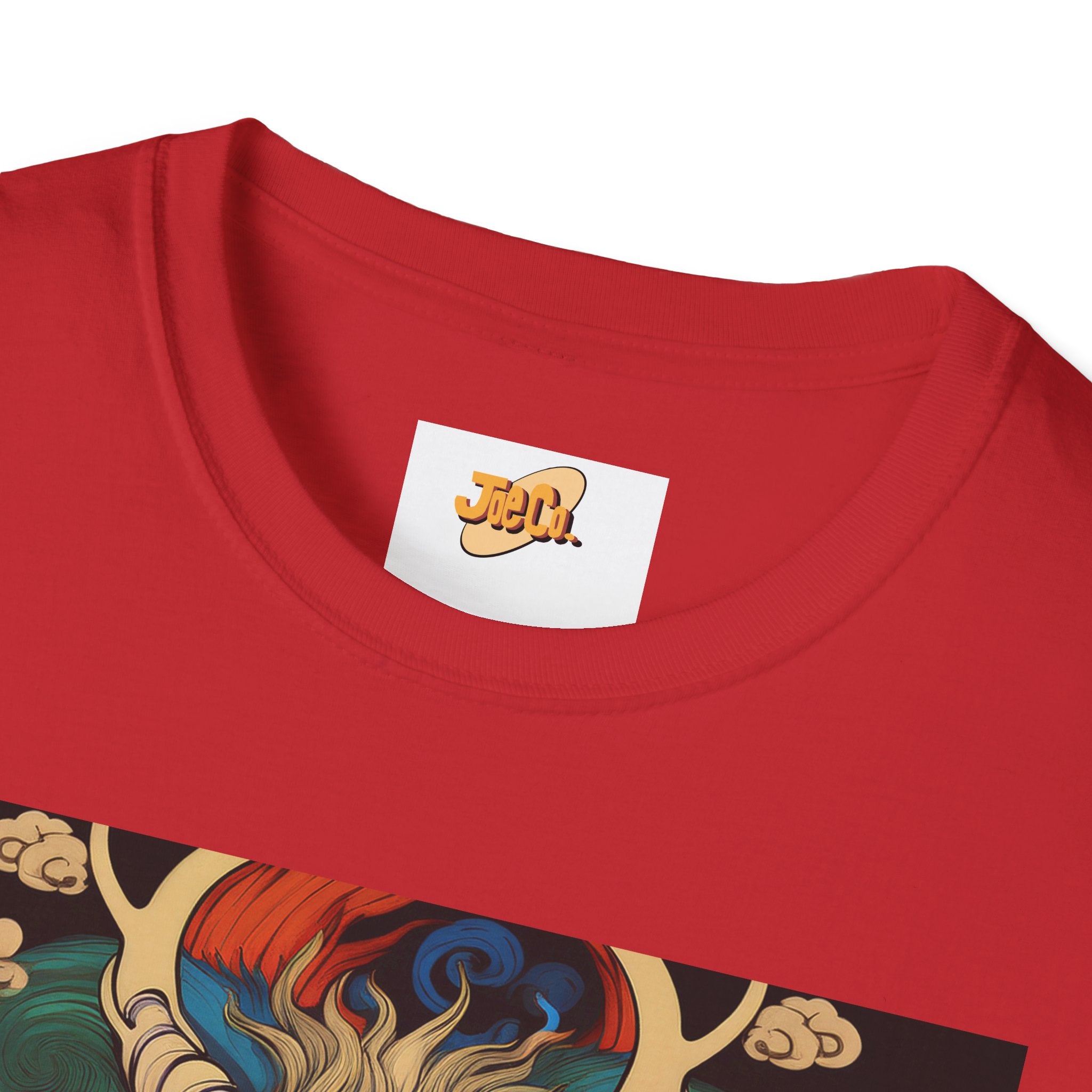 Dragon Koi Fusion T-Shirt — Vibrant Asian Mythical Dragon & Koi Art Tee