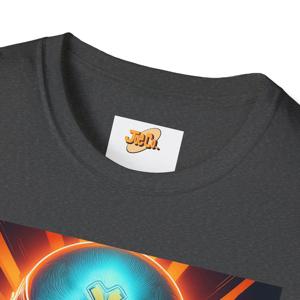 Mystic Raven Graphic T-Shirt — Neon Bird Art Tee