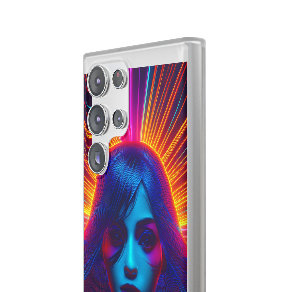 Phone Case — Neon Retro Portrait Mandala