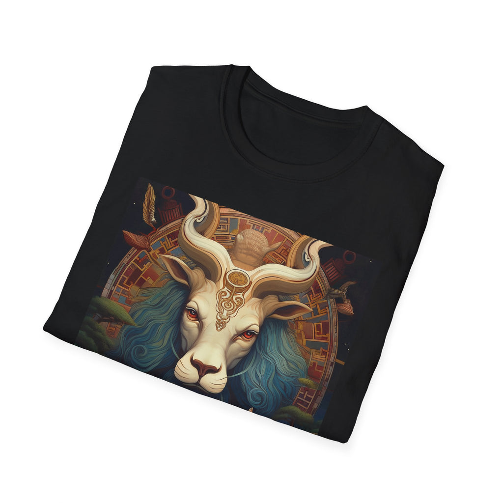 Mythic Beast T-Shirt — Vintage Lion, Ram & Fox Art Tee