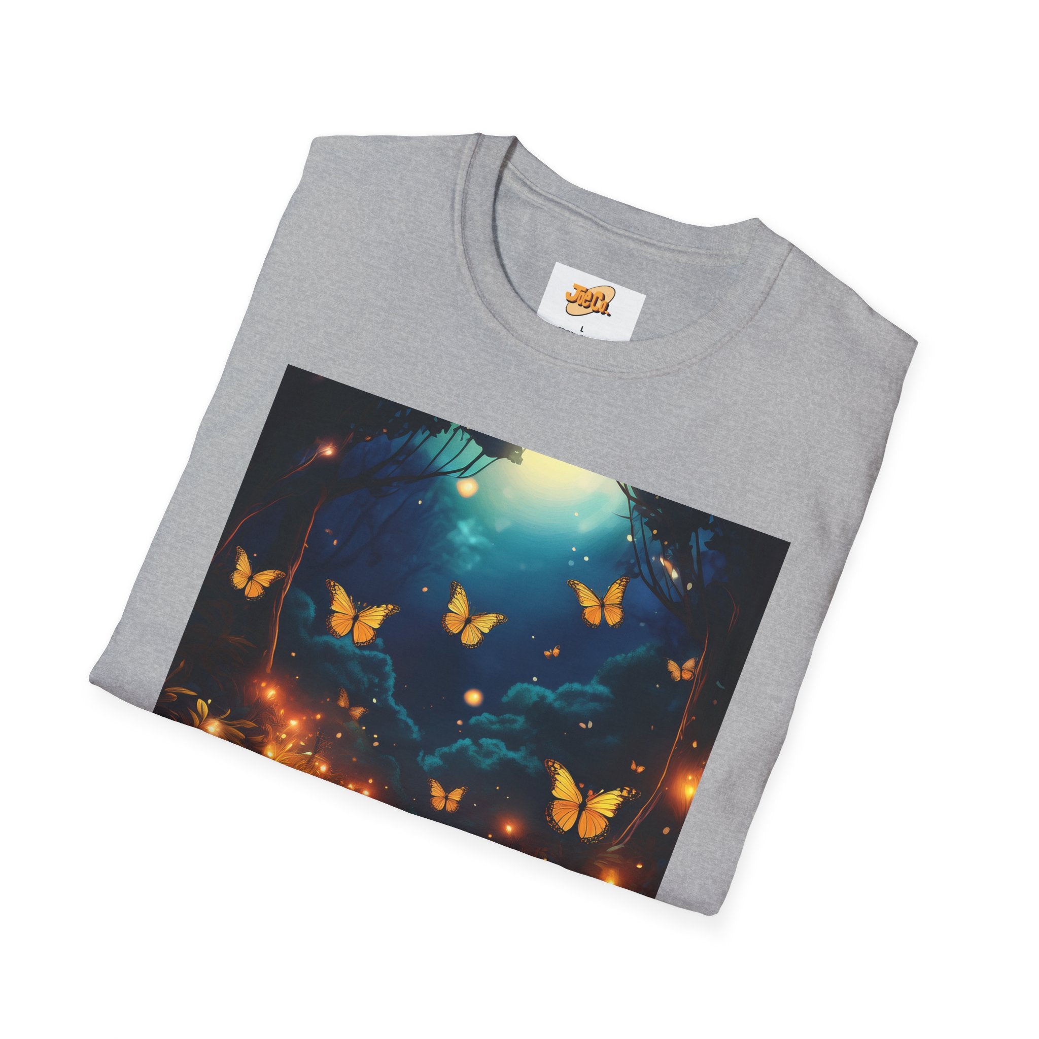 Butterfly Night T-Shirt — Enchanted Forest Glow Tee