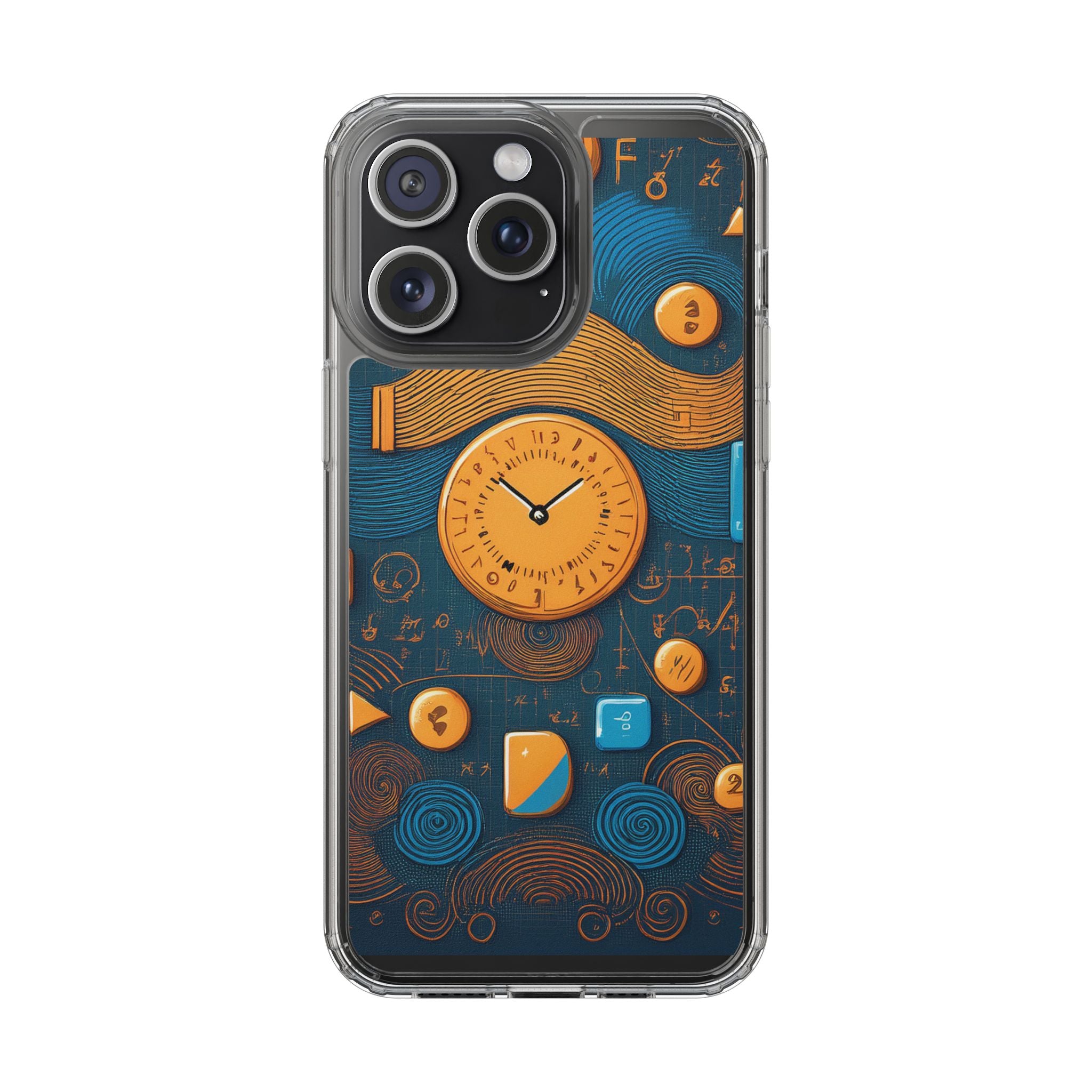 Clear Case — Abstract Clockwork Design Phone Case