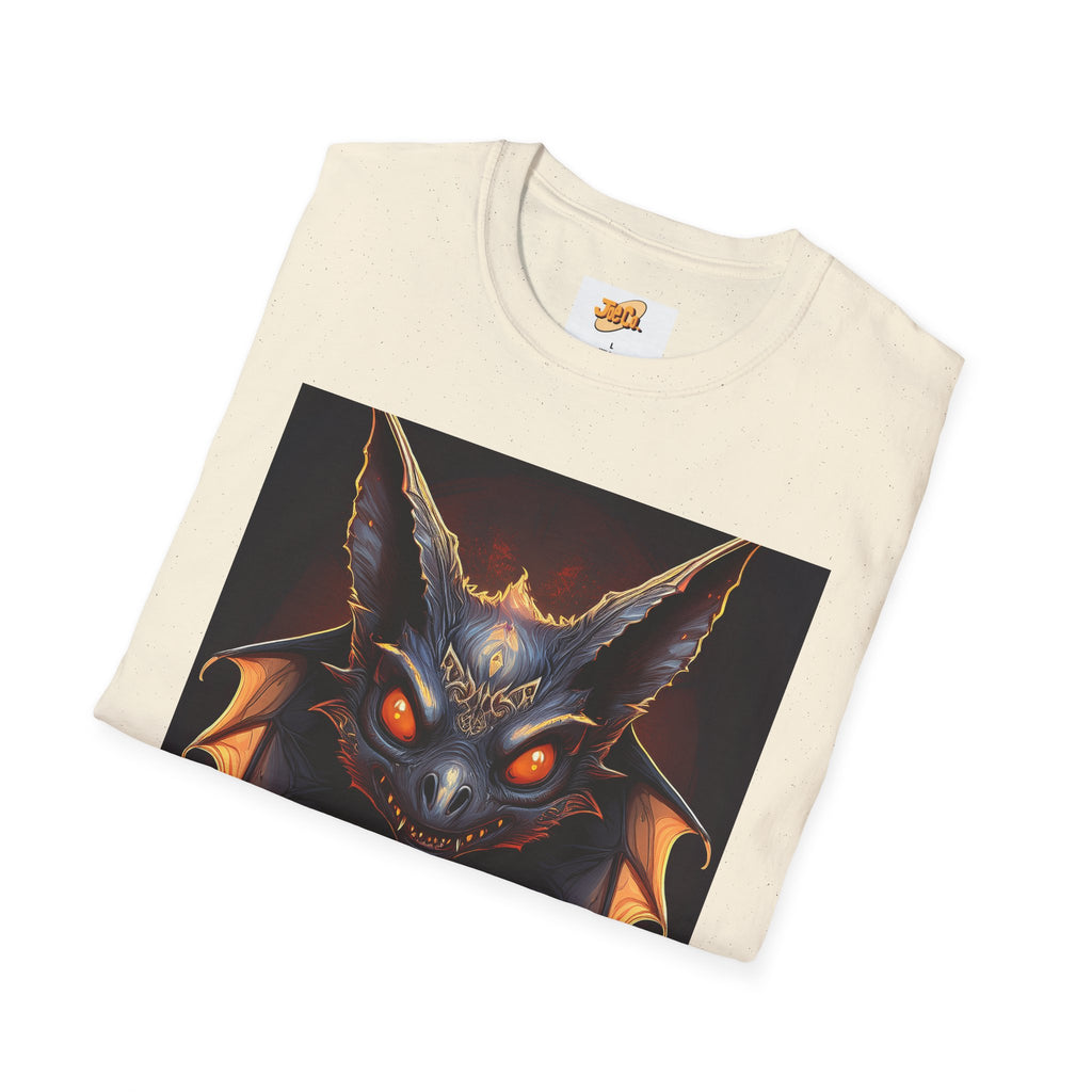Demonic Bat Illustration T-Shirt