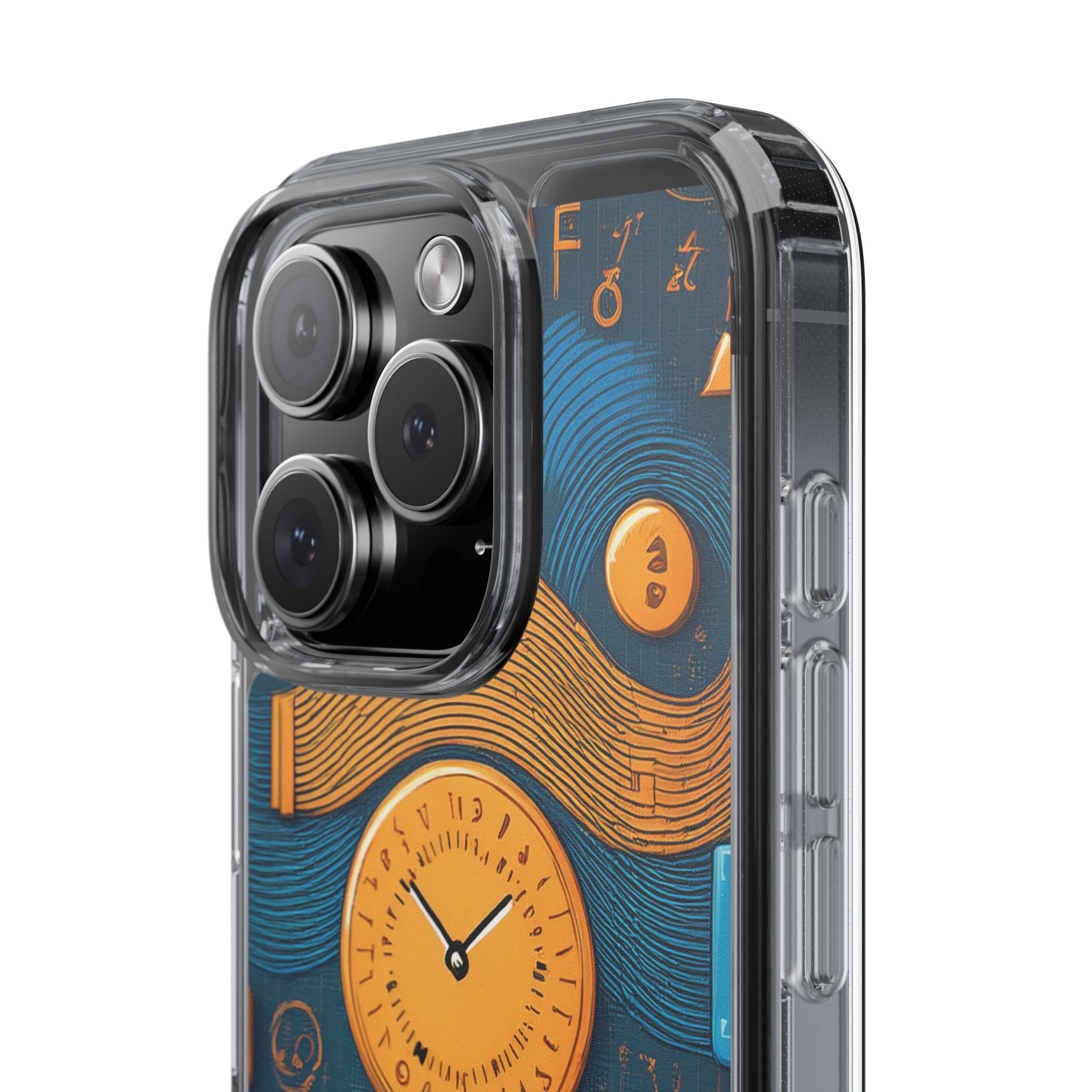 Clear Case — Abstract Clockwork Design Phone Case