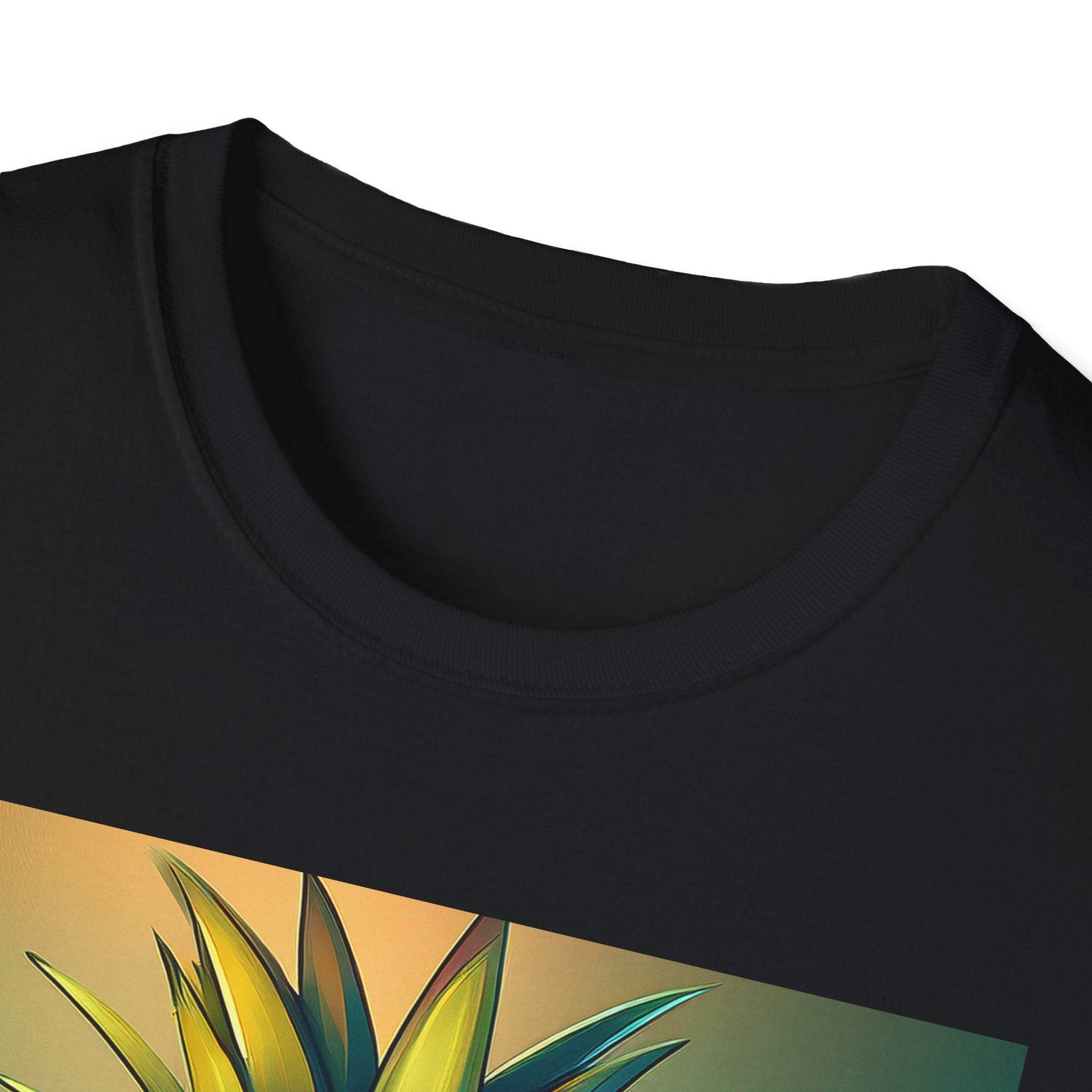 Pineapple Cartoon T-Shirt — Cute Smiling Pineapple with Glasses Tee