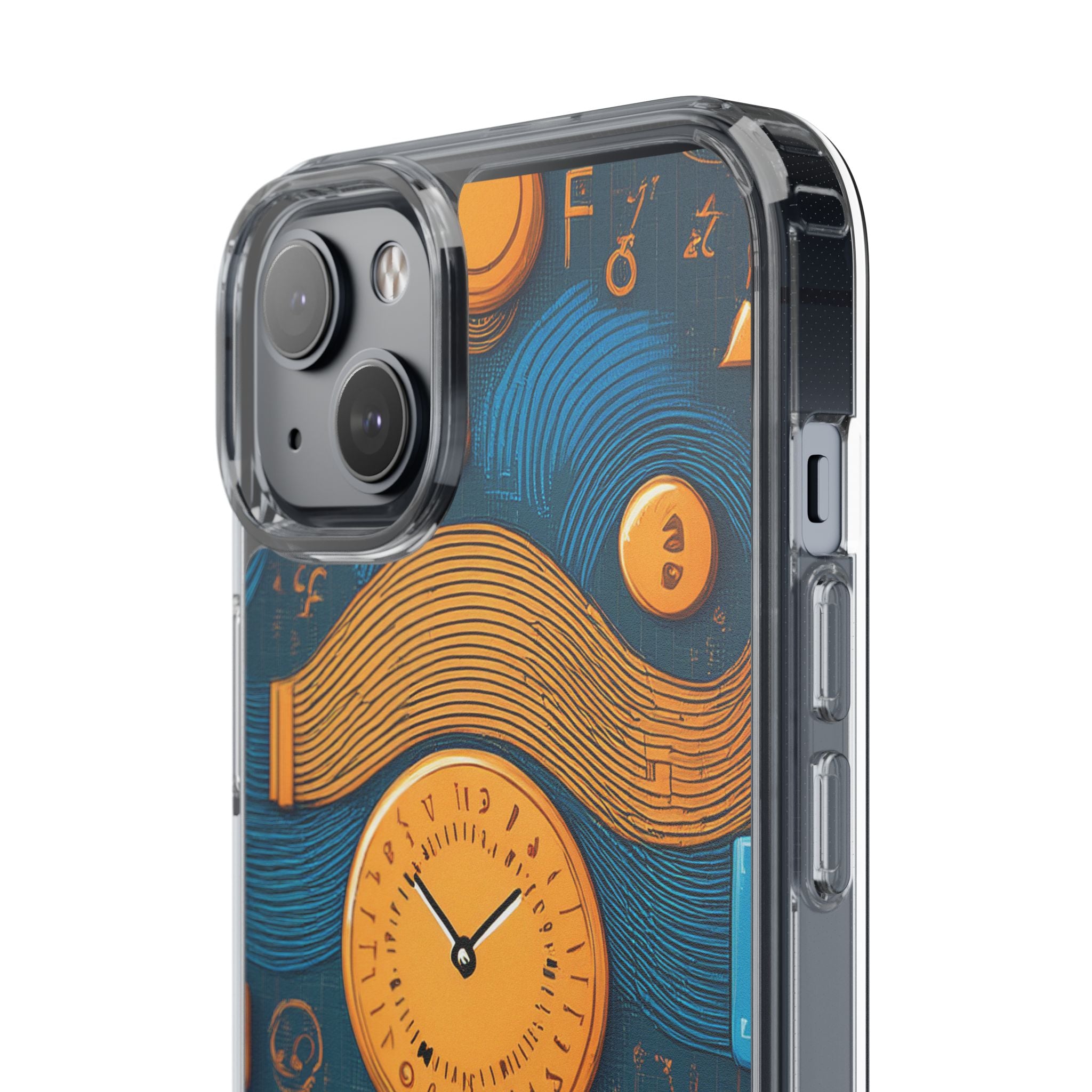 Clear Case — Abstract Clockwork Design Phone Case