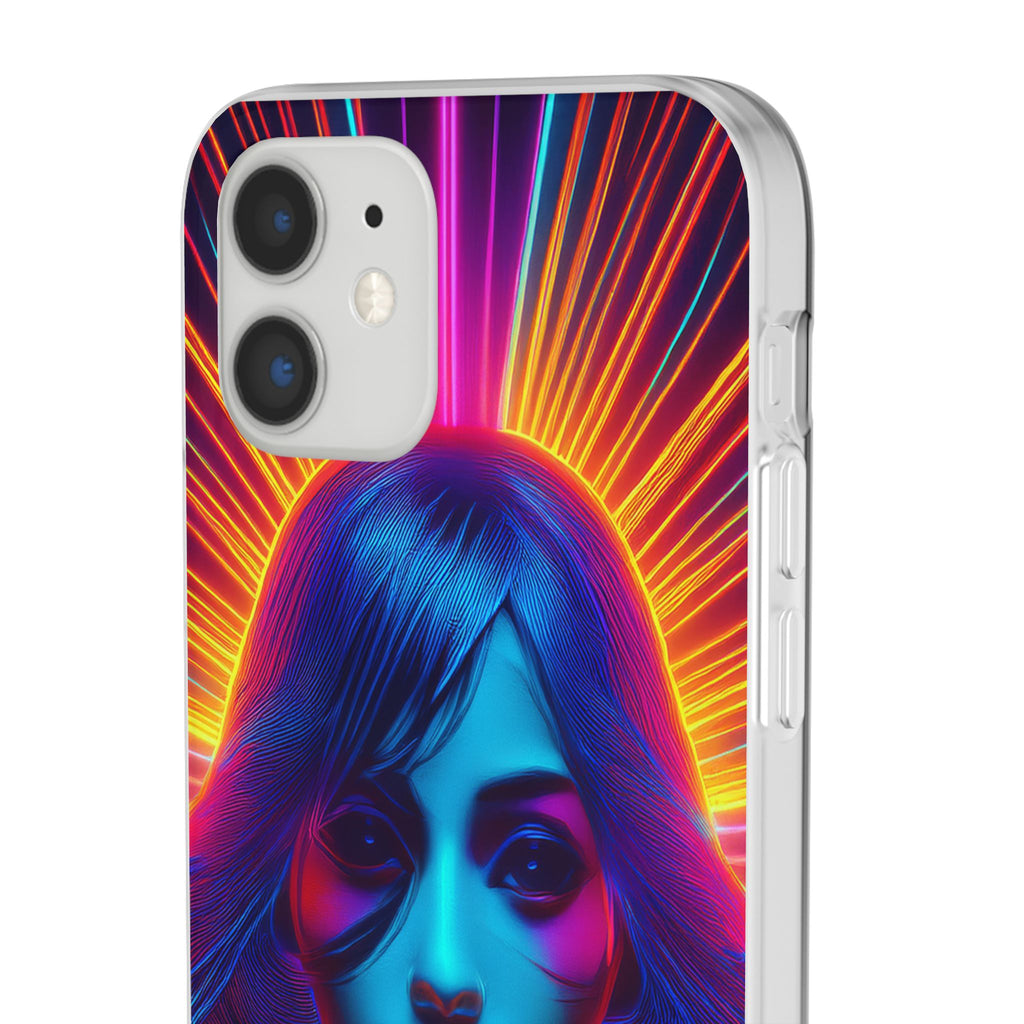 Phone Case — Neon Retro Portrait Mandala
