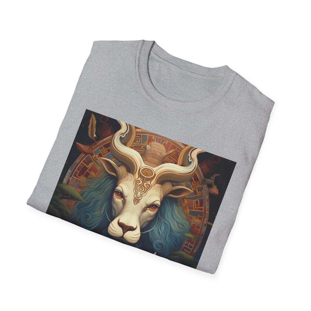Mythic Beast T-Shirt — Vintage Lion, Ram & Fox Art Tee