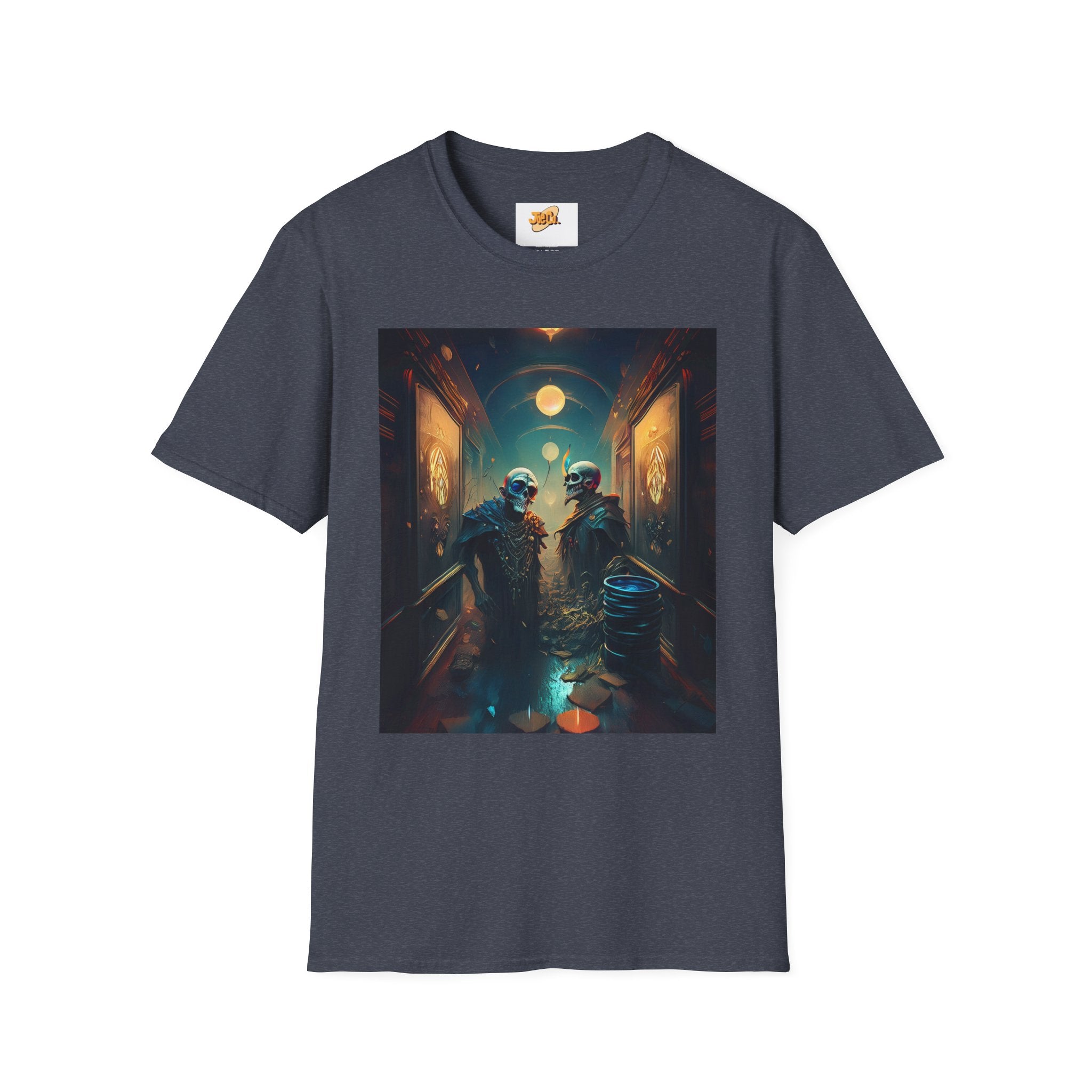 Cyberpunk Alley T-Shirt — Neon Futuristic Street Scene
