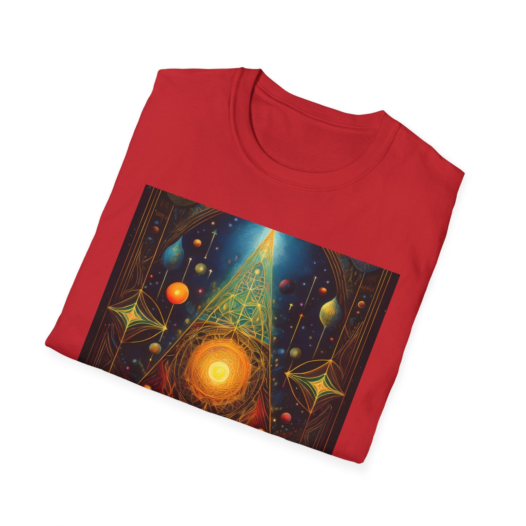Mystic Sun Pyramid Graphic T-Shirt