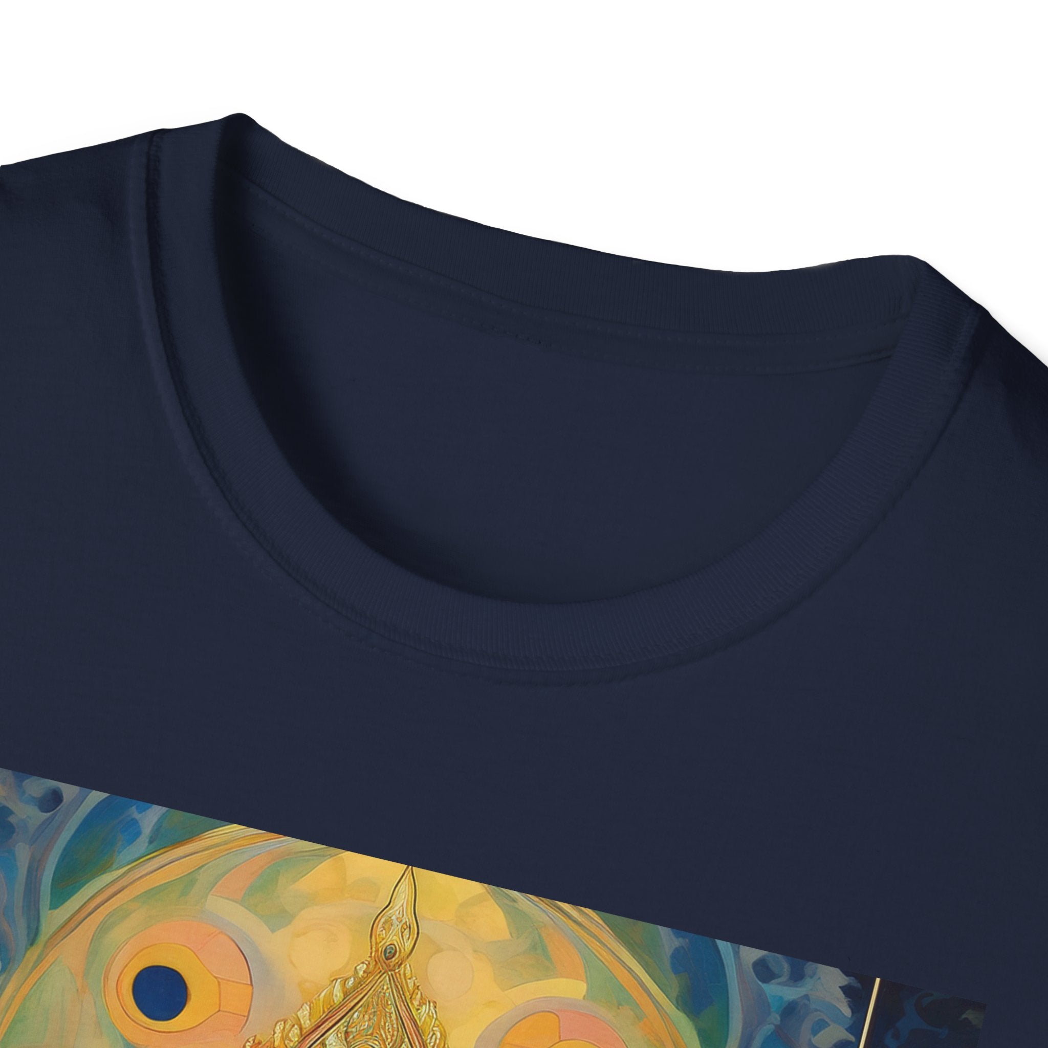 Buddha Sanctuary Art T-Shirt — Meditative Temple Graphic Tee