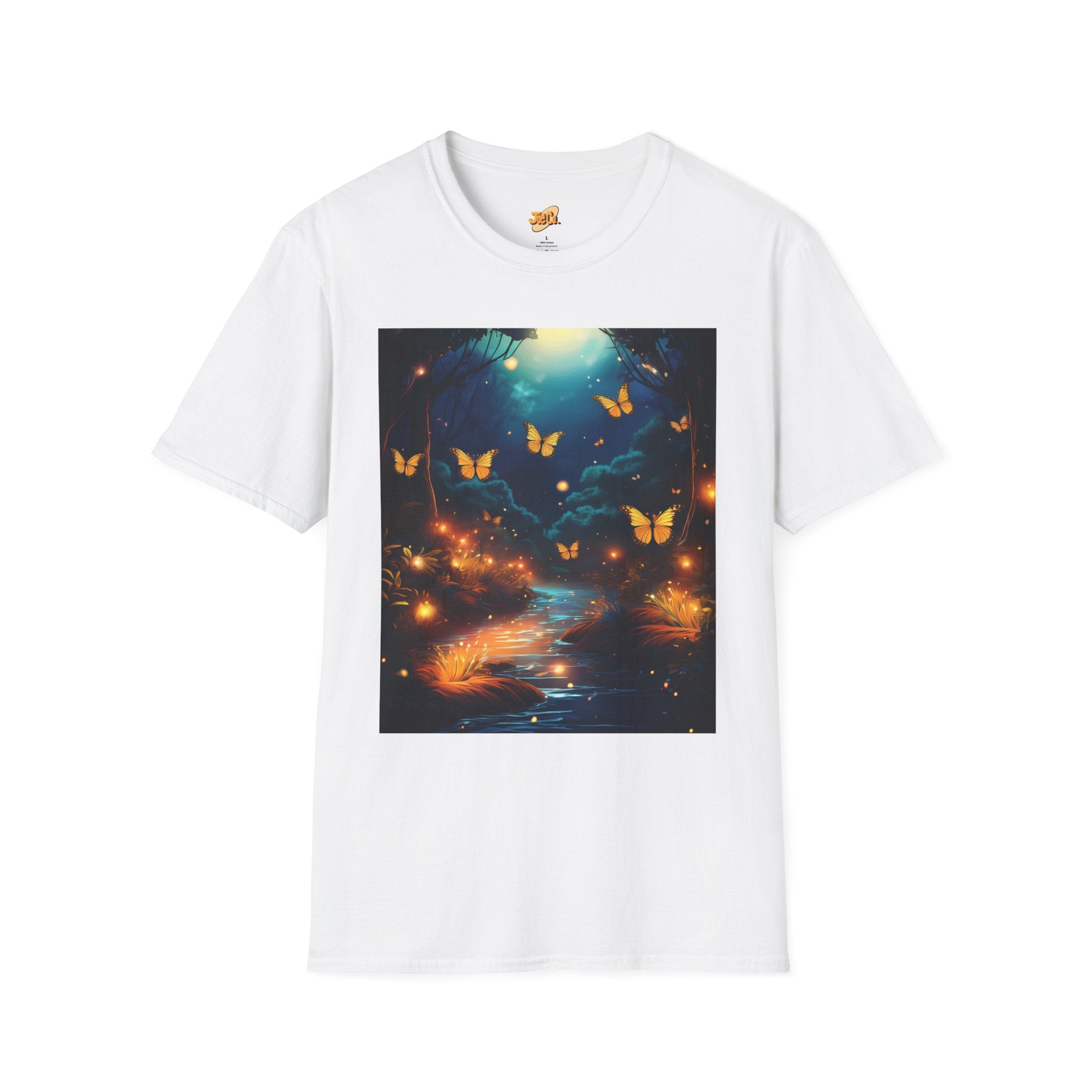 Butterfly Night T-Shirt — Enchanted Forest Glow Tee