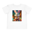 Easter Bunny Toddler Tee — Cute Bunny with Eggs Graphic Shirt