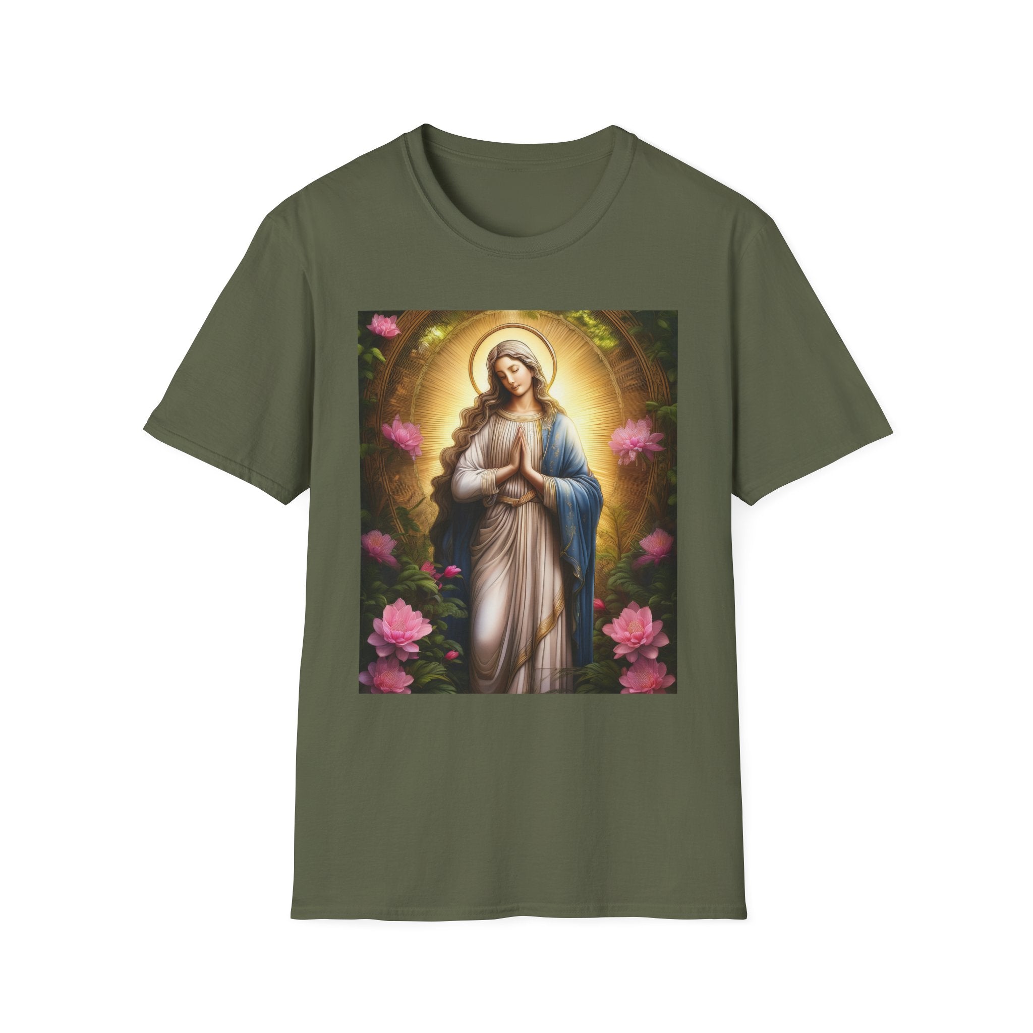 Our Lady of Guadalupe Graphic T-Shirt — Vintage Marian Religious Tee