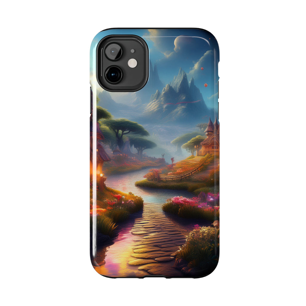 Tough Phone Case — Enchanted Pathway Fantasy Landscape