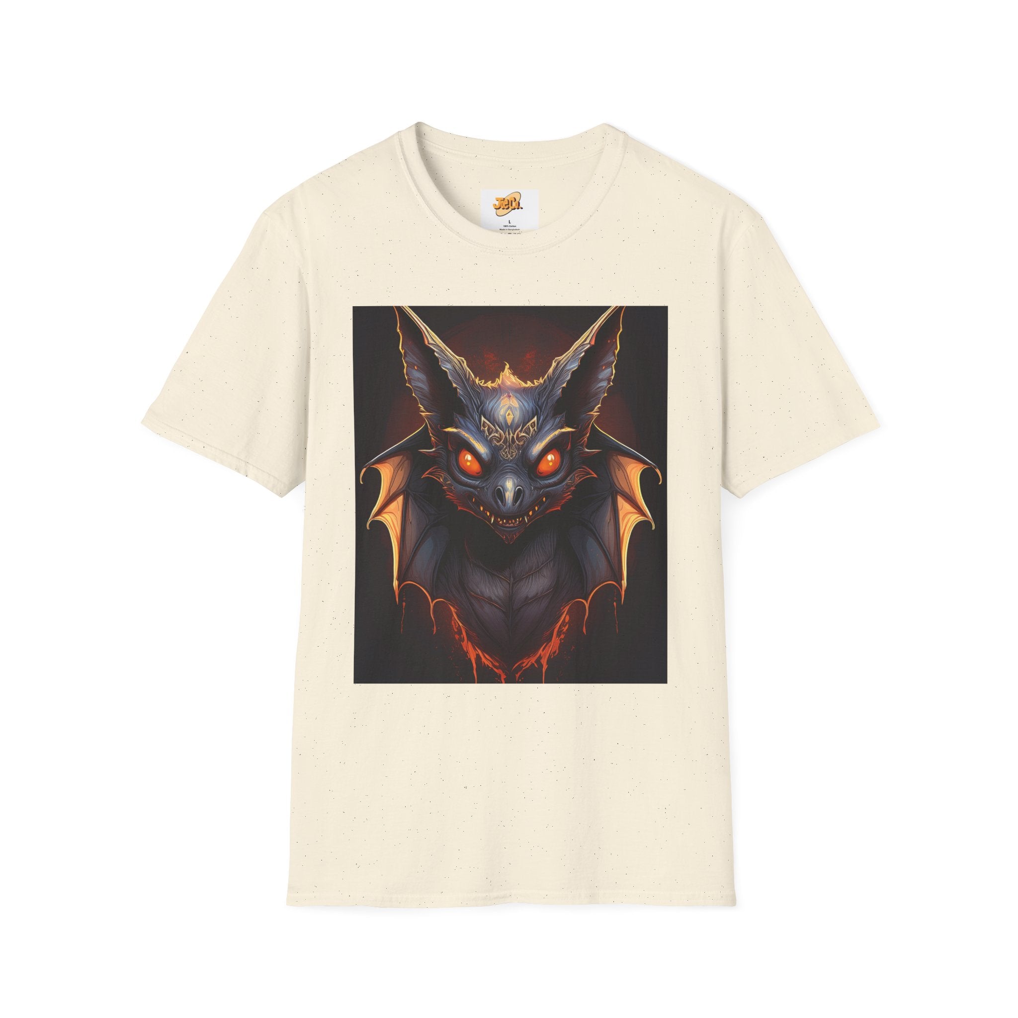Demonic Bat Illustration T-Shirt