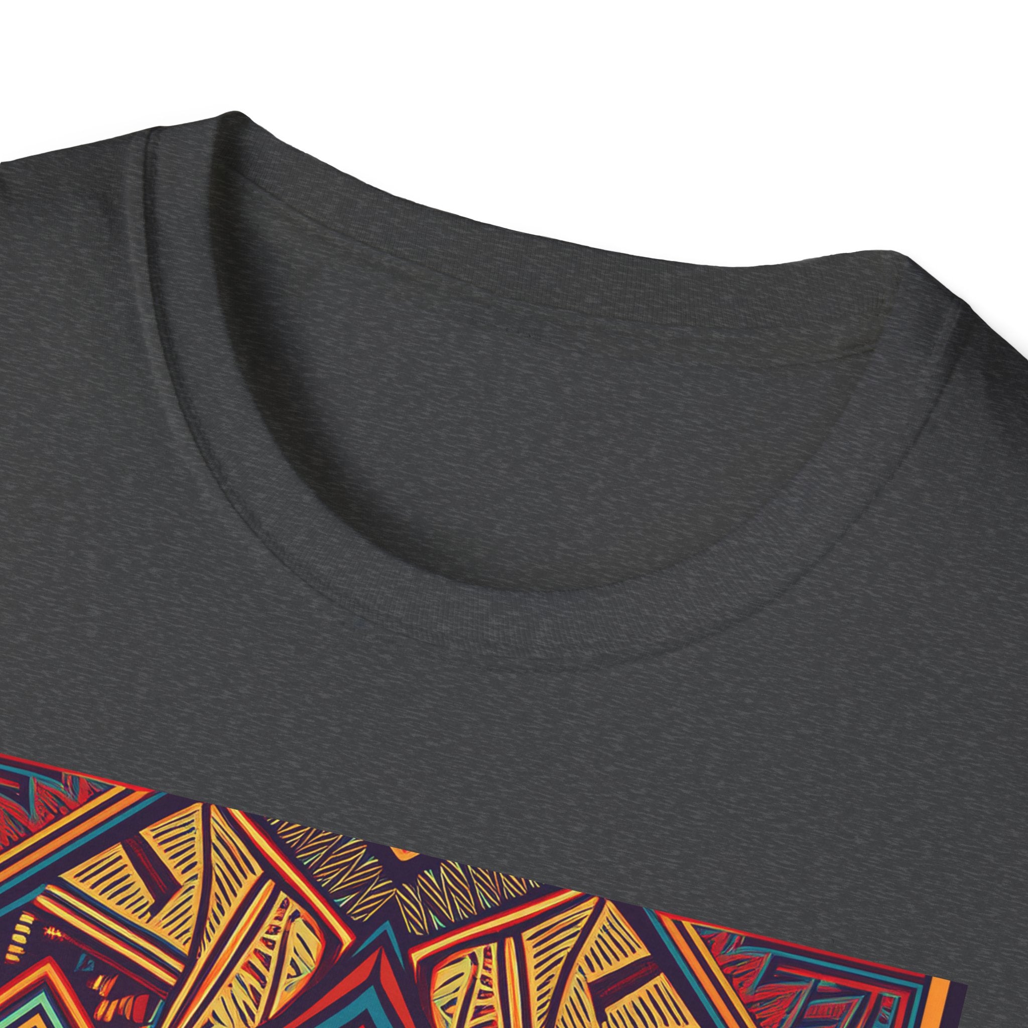 Geometric Tribal Pattern T-Shirt — Boho Vintage Aztec Graphic Tee