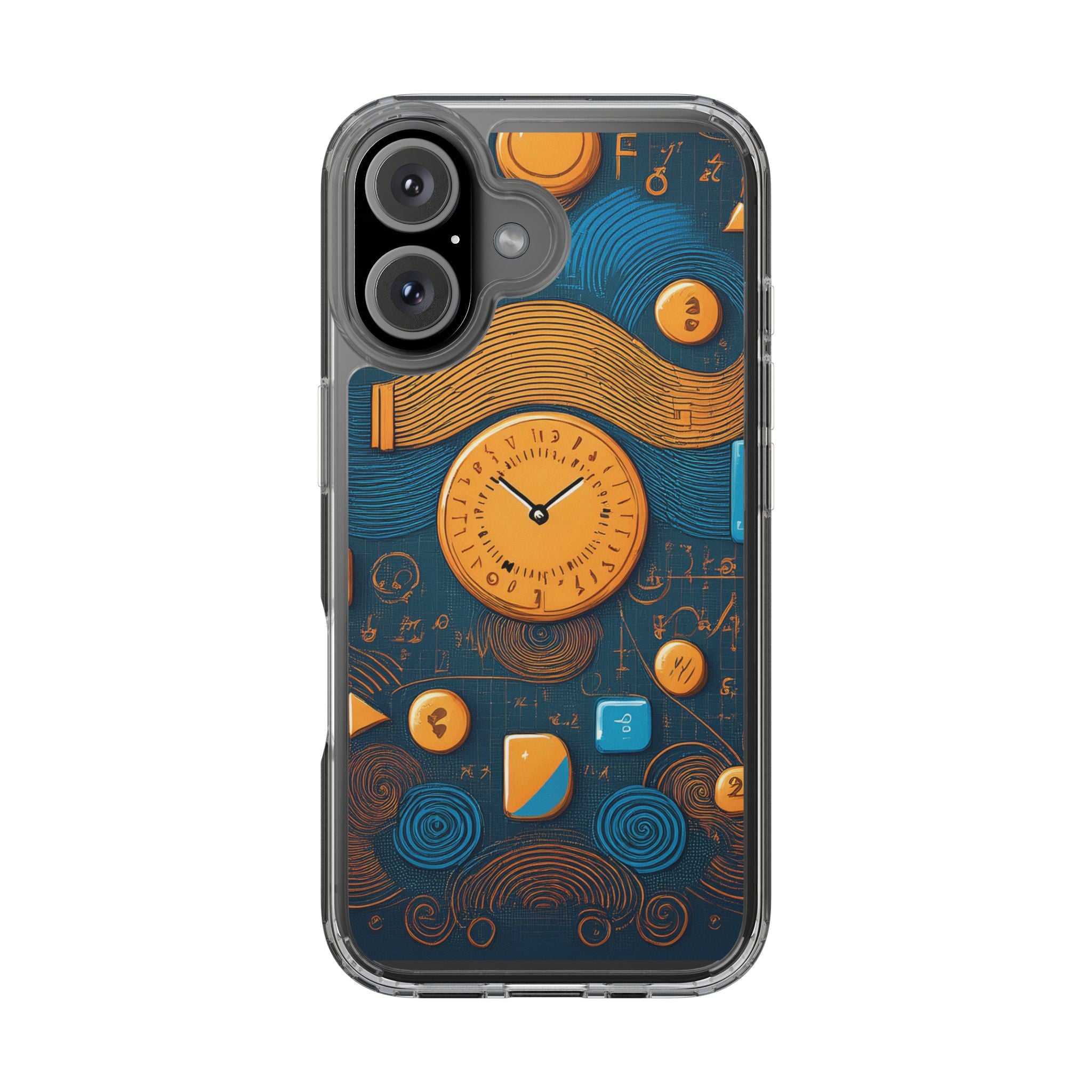 Clear Case — Abstract Clockwork Design Phone Case