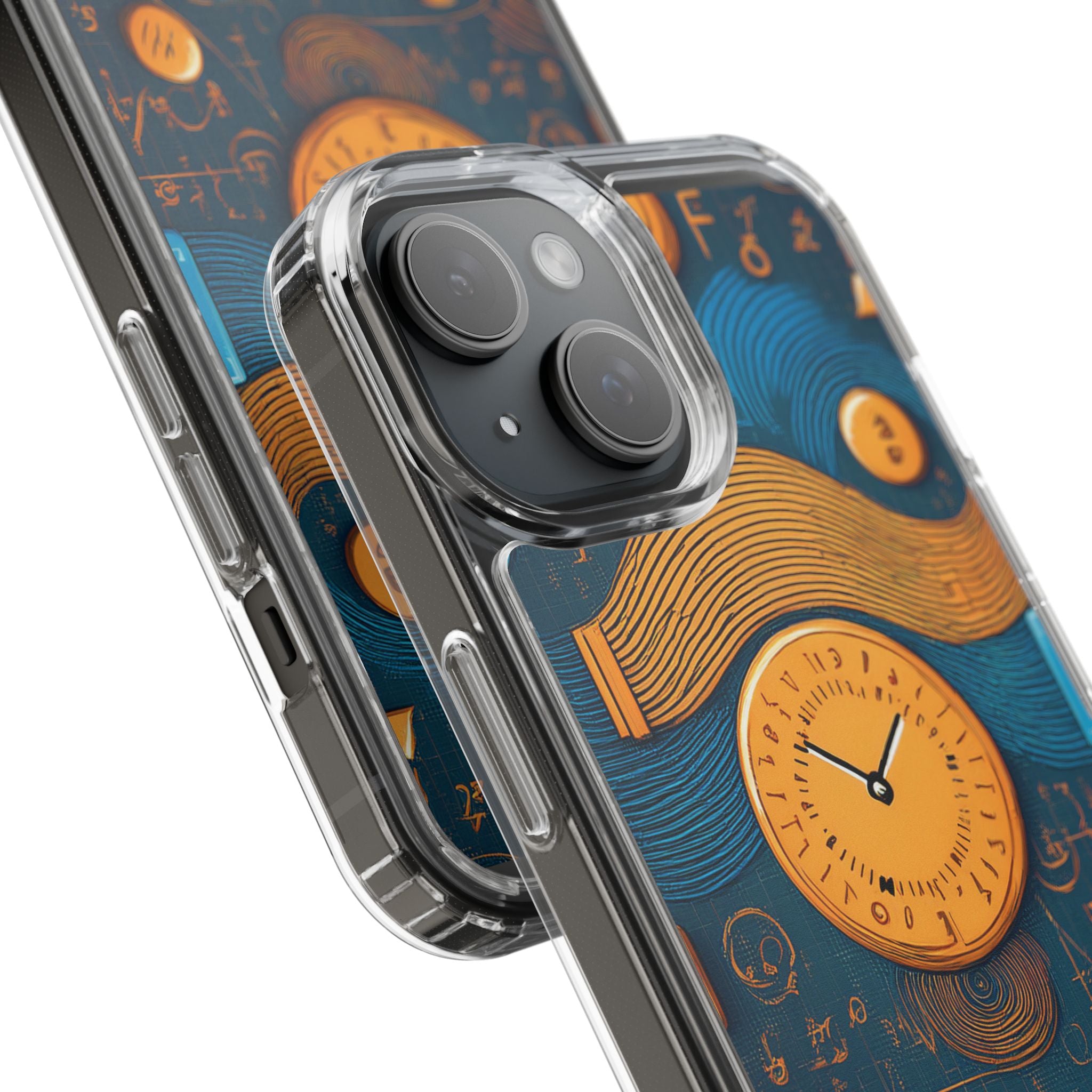 Clear Case — Abstract Clockwork Design Phone Case