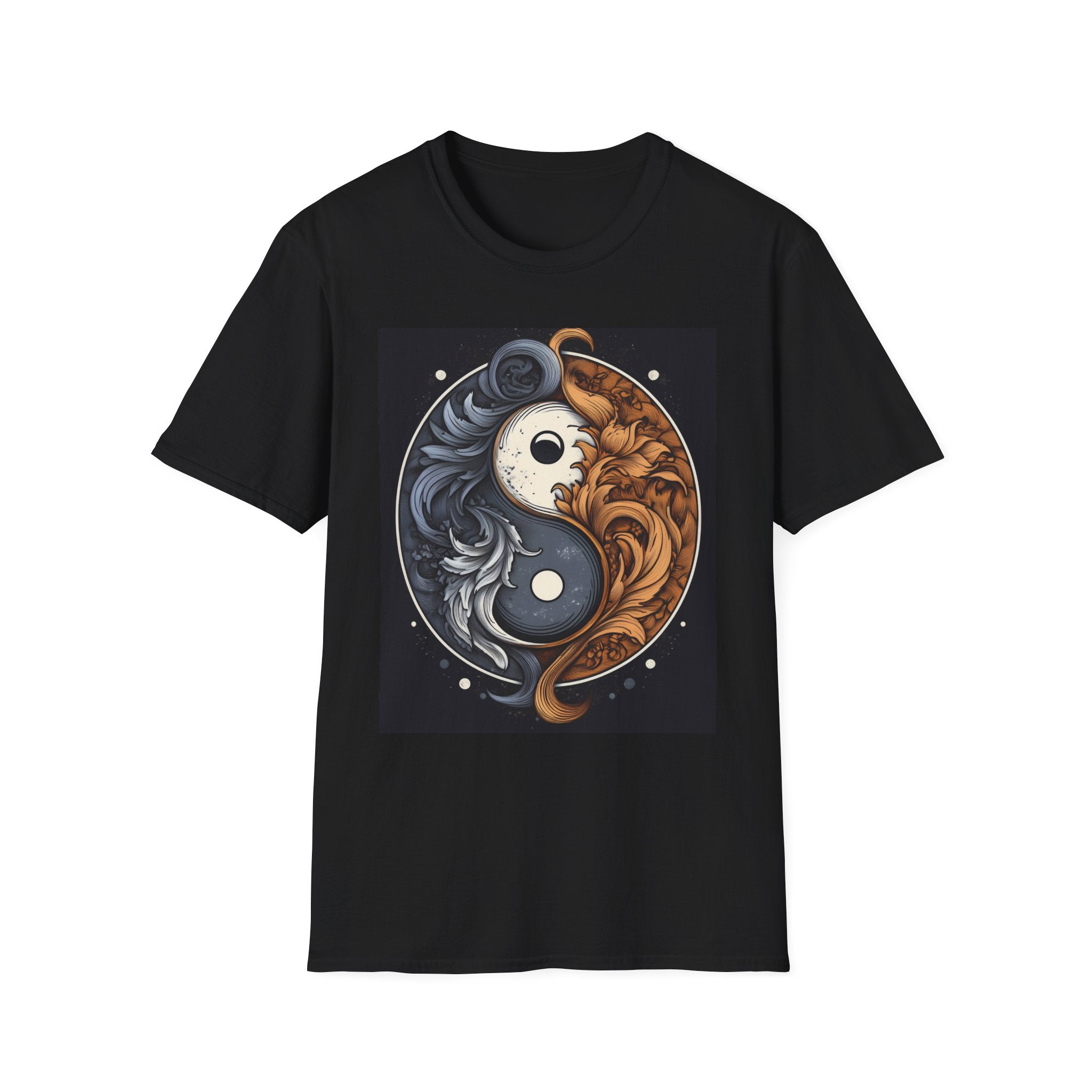 Yin Yang Dragon T-Shirt – Fire & Ice Balance Graphic Tee