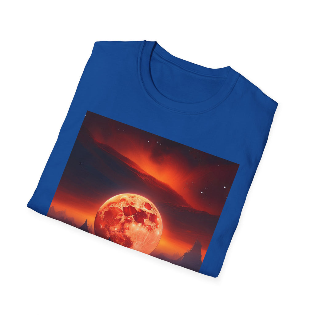 Red Moon Landscape T‑Shirt