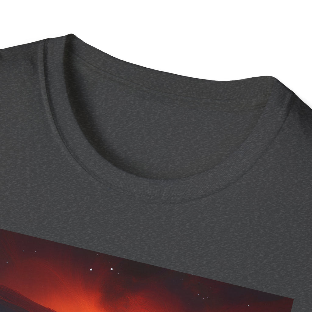 Red Moon Landscape T‑Shirt