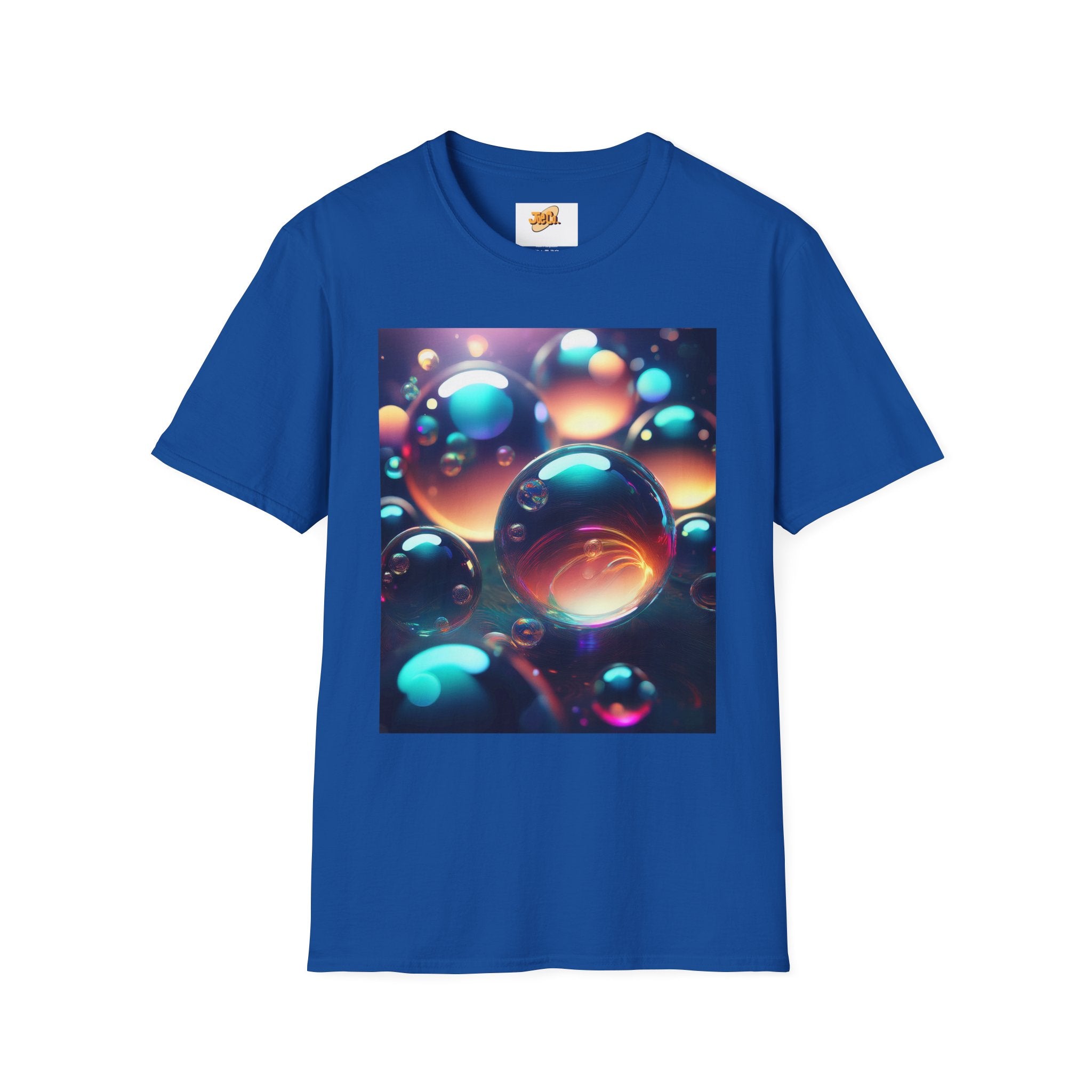 Bubble Galaxy T-Shirt — Colorful 3D Bubble Art Tee