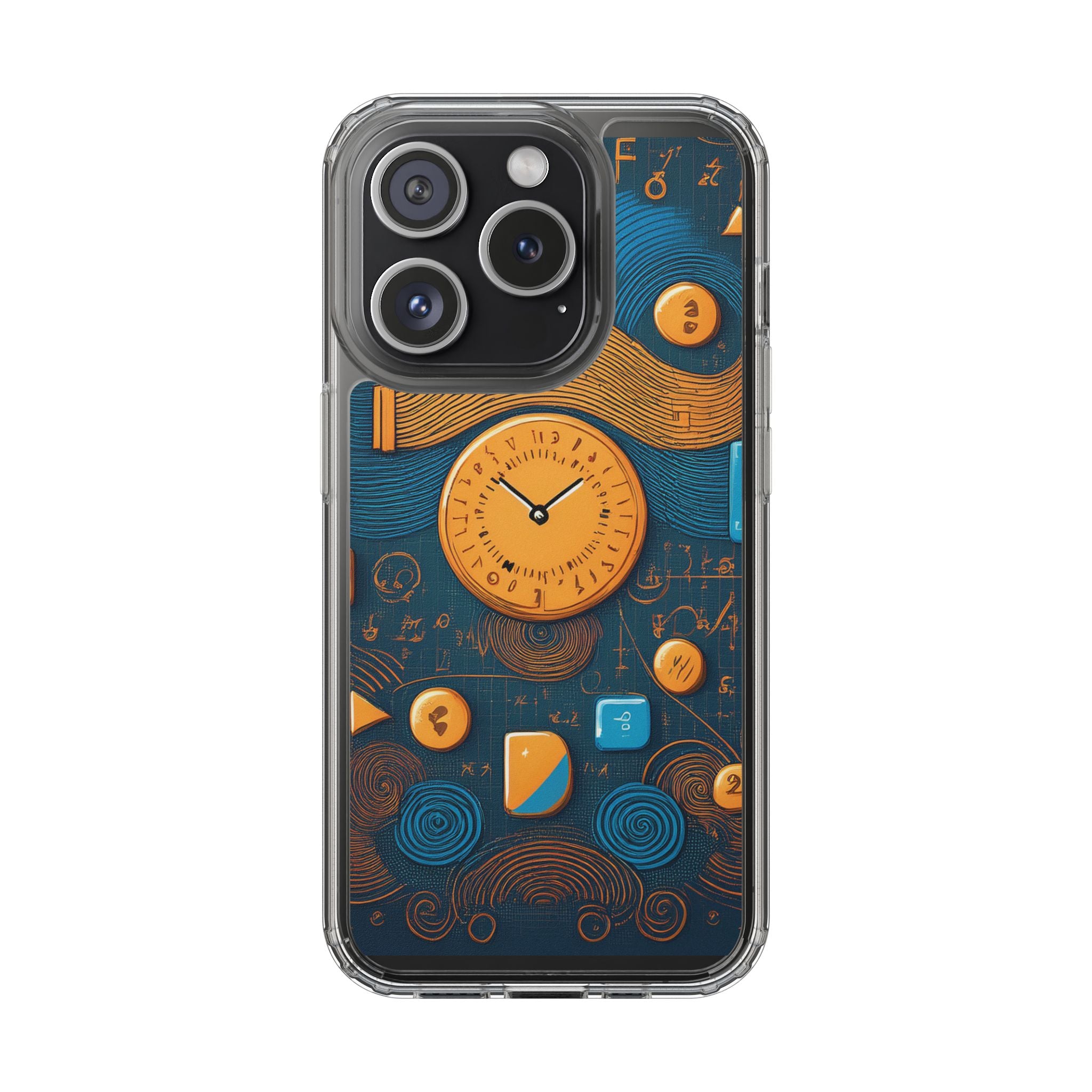 Clear Case — Abstract Clockwork Design Phone Case