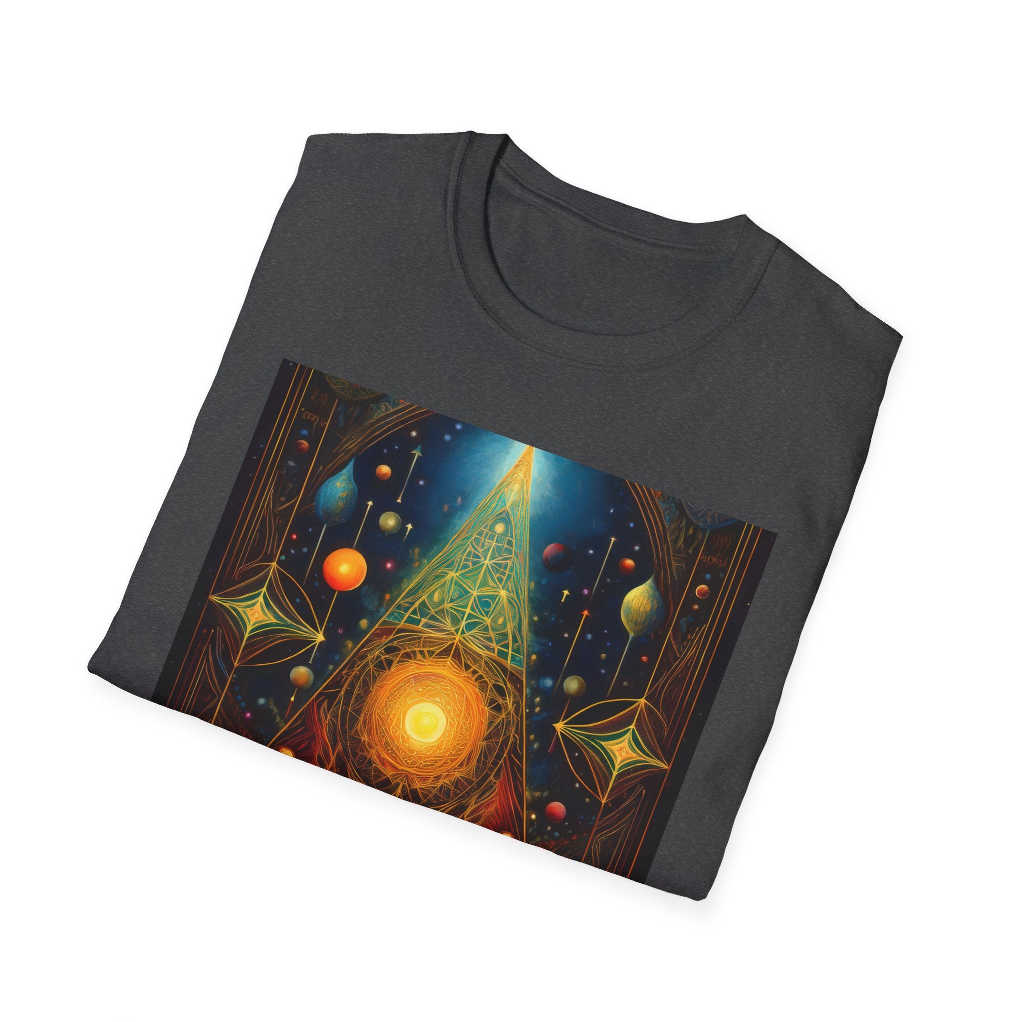 Mystic Sun Pyramid Graphic T-Shirt