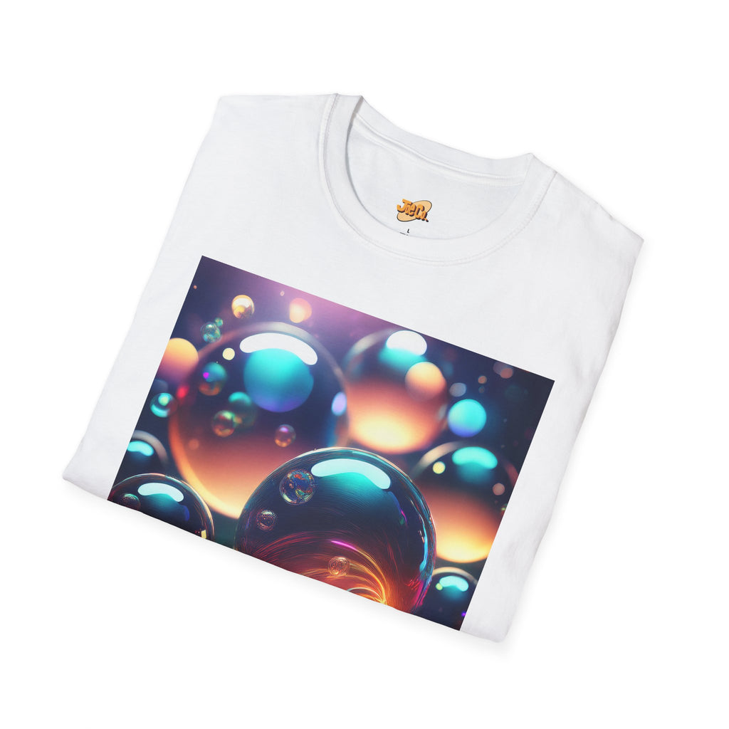 Bubble Galaxy T-Shirt — Colorful 3D Bubble Art Tee