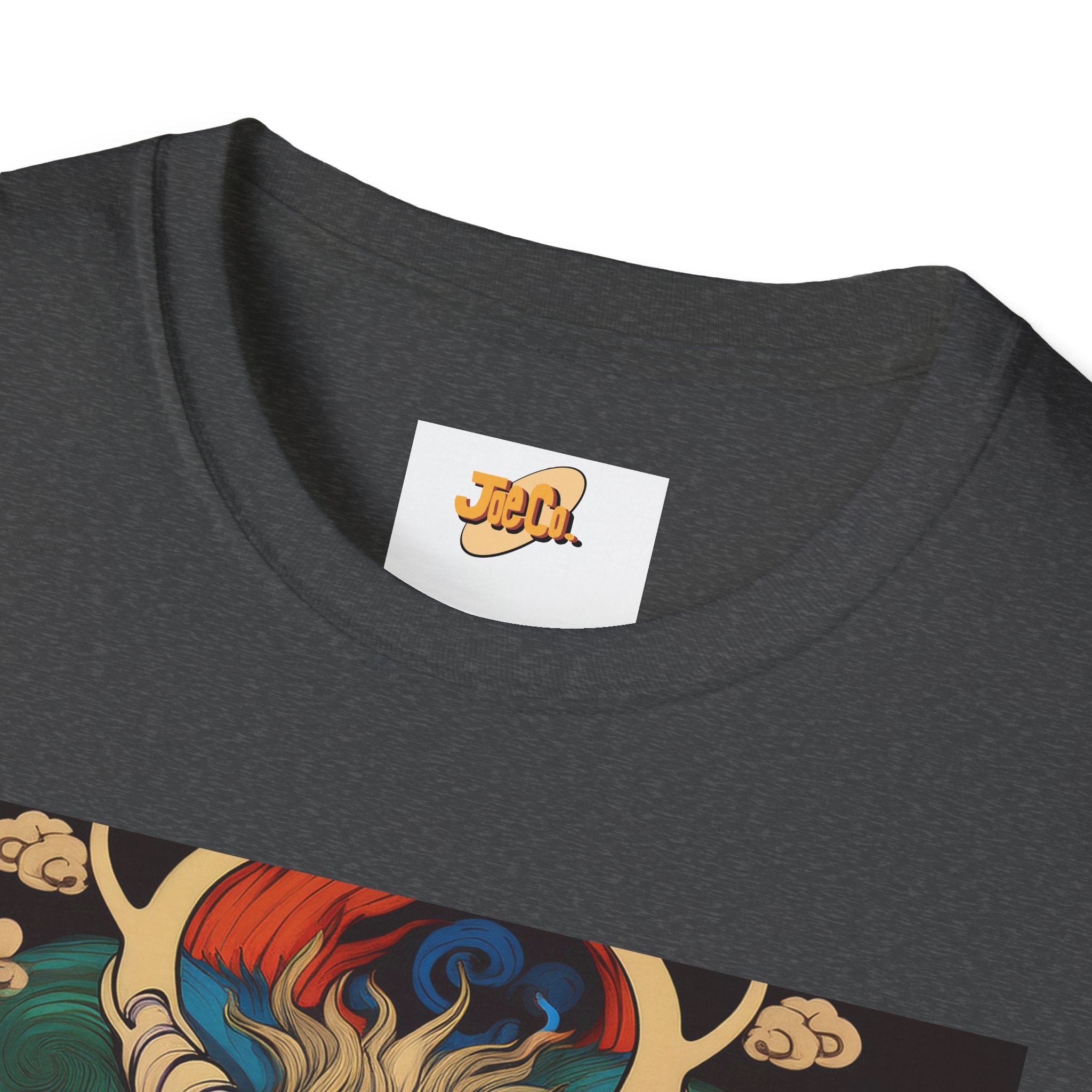 Dragon Koi Fusion T-Shirt — Vibrant Asian Mythical Dragon & Koi Art Tee
