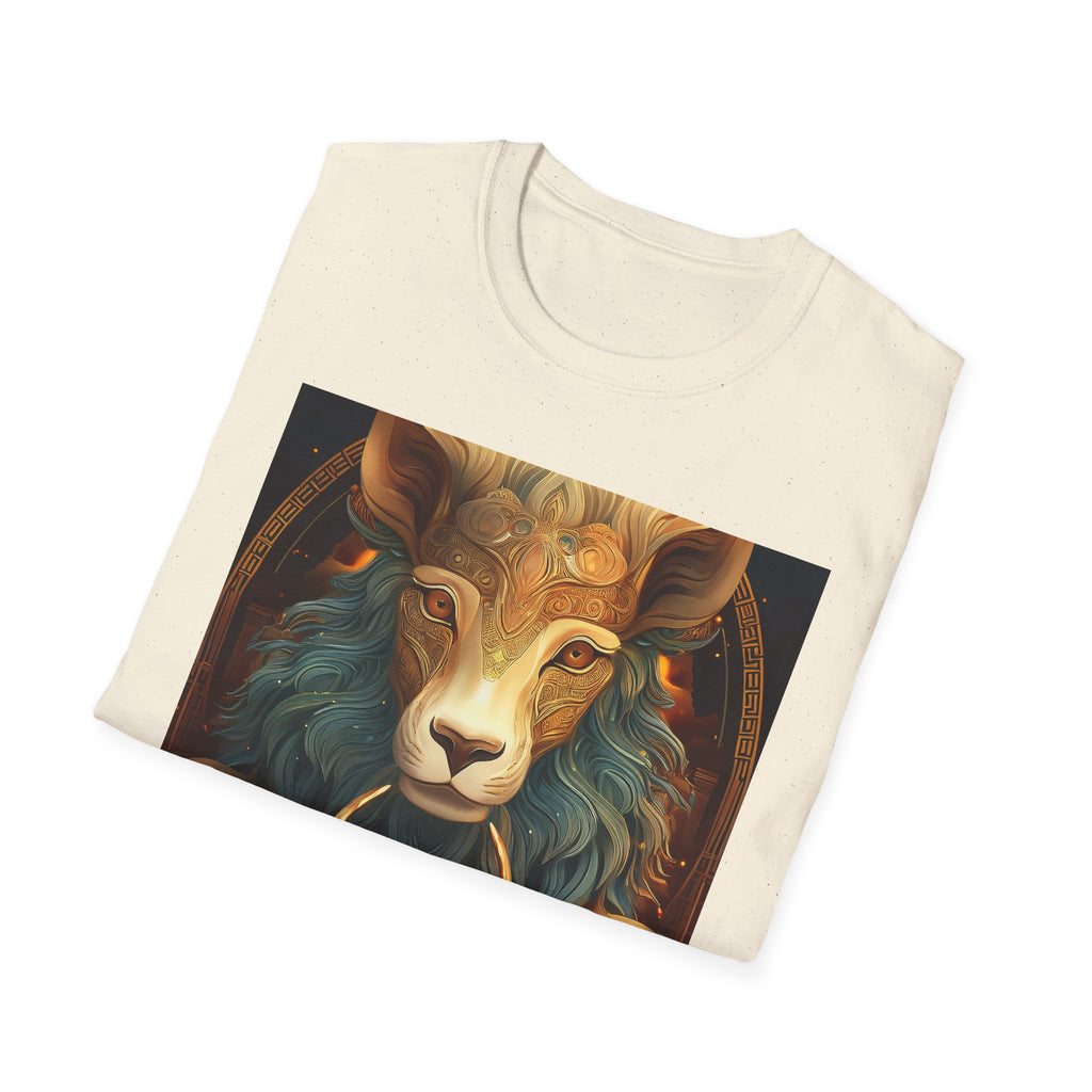 Mystic Ram & Herd Art T-Shirt — Zodiac Capricorn Goat Graphic Tee