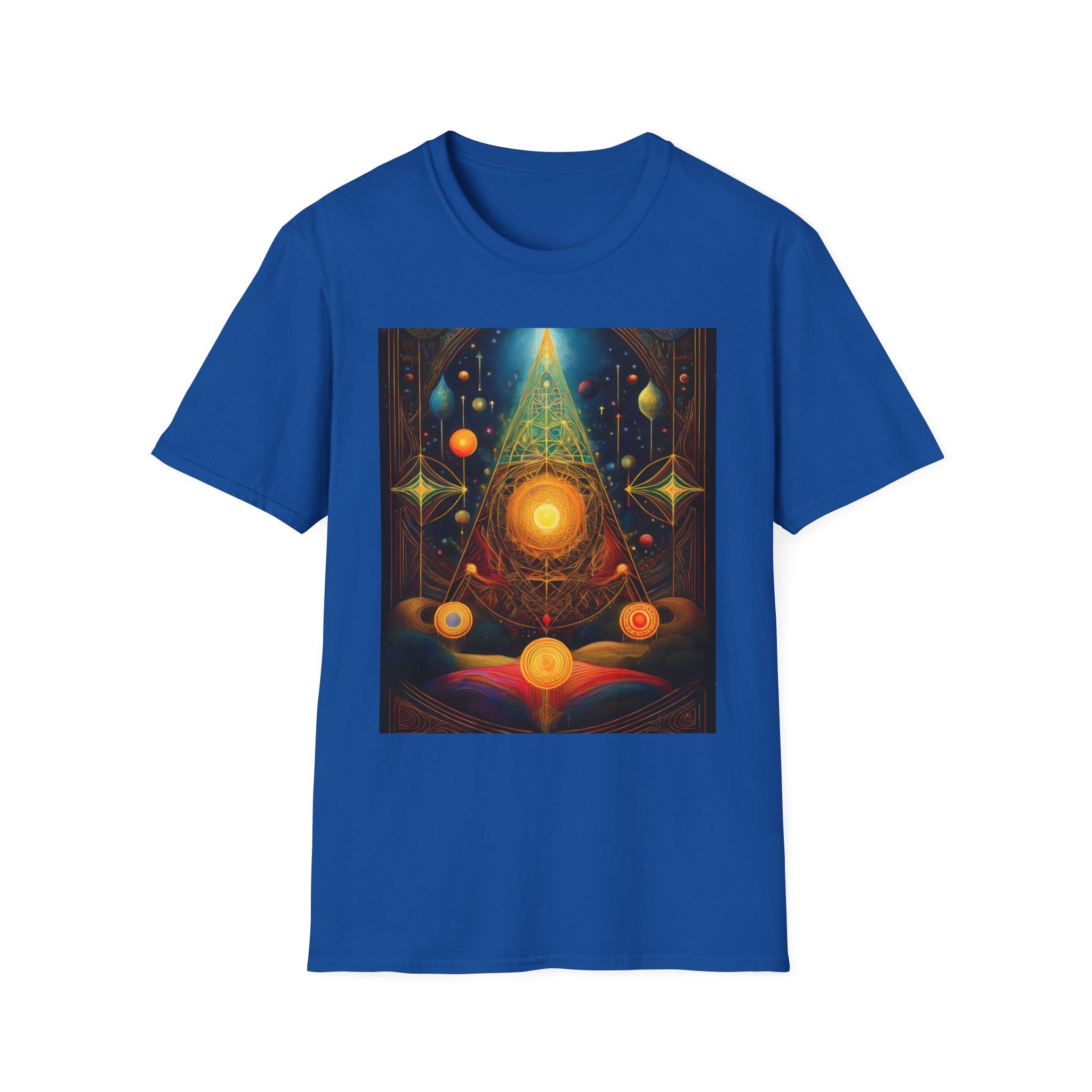 Mystic Sun Pyramid Graphic T-Shirt