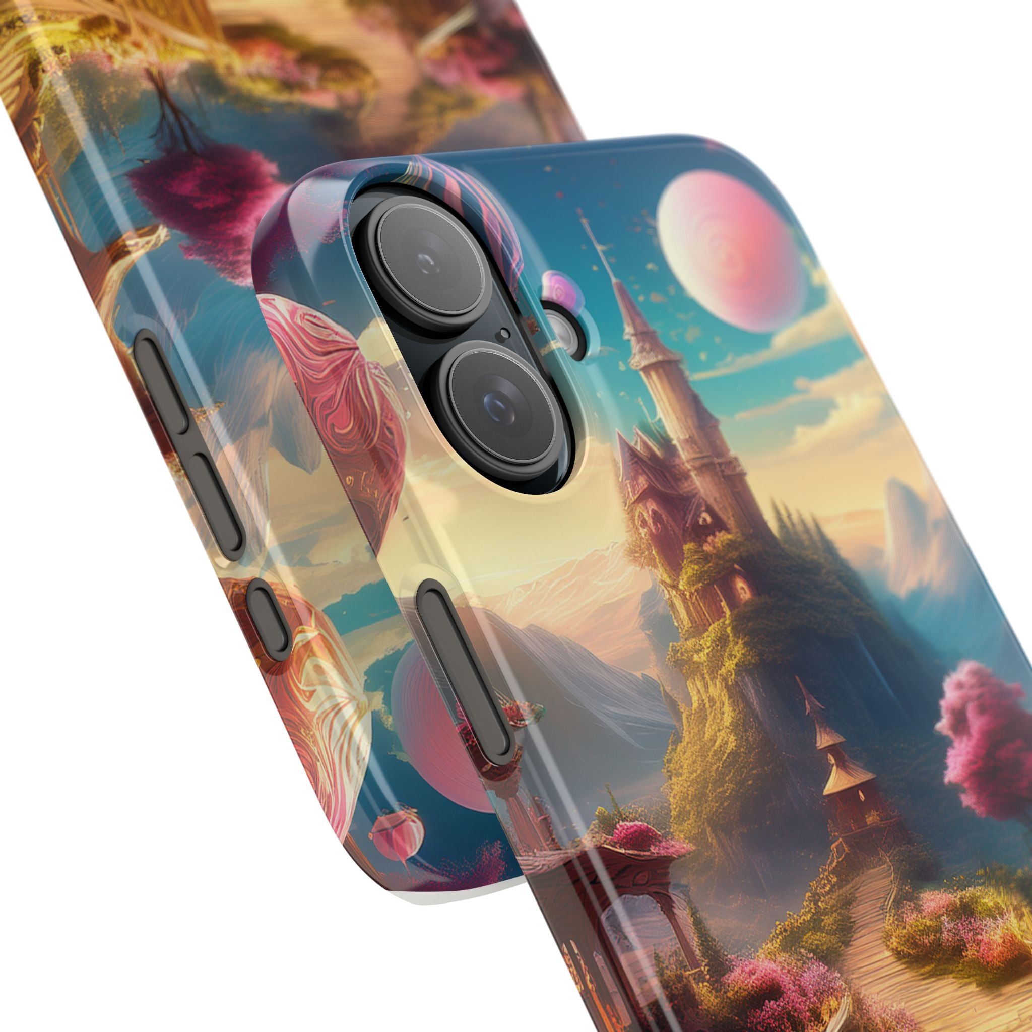Slim Phone Case — Fantasy Castle Path Scenic iPhone Case