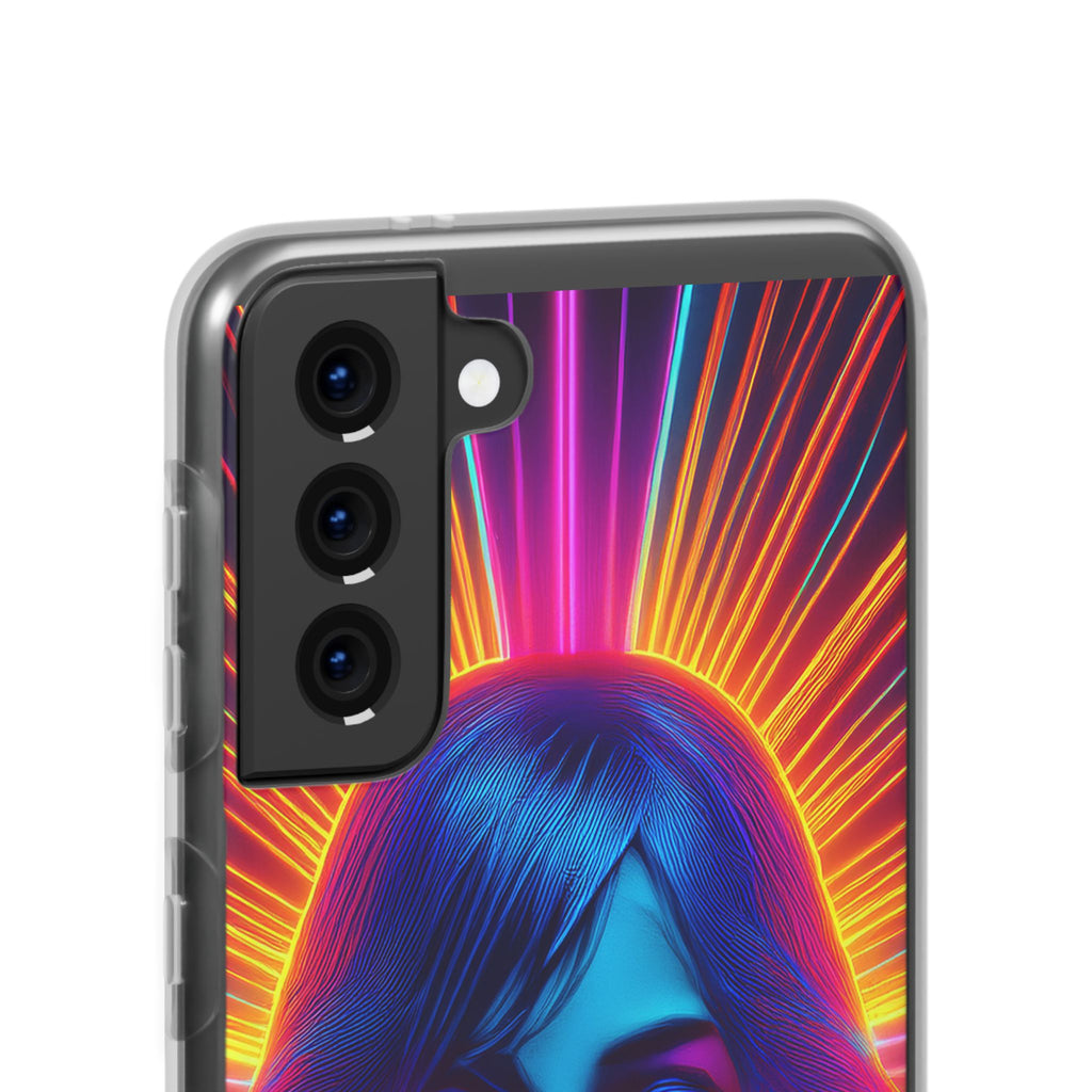 Phone Case — Neon Retro Portrait Mandala