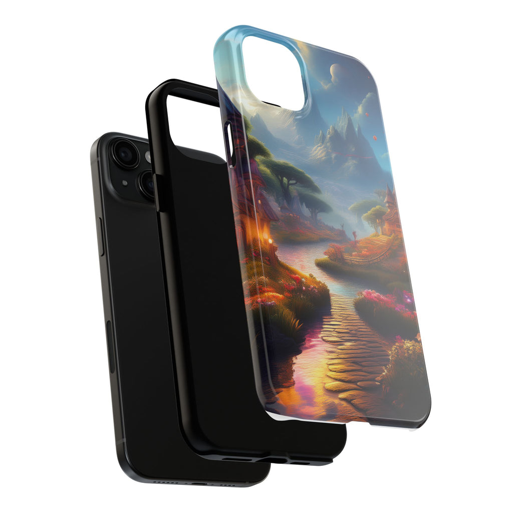 Tough Phone Case — Enchanted Pathway Fantasy Landscape