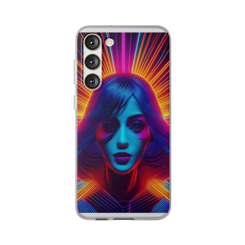 Phone Case — Neon Retro Portrait Mandala