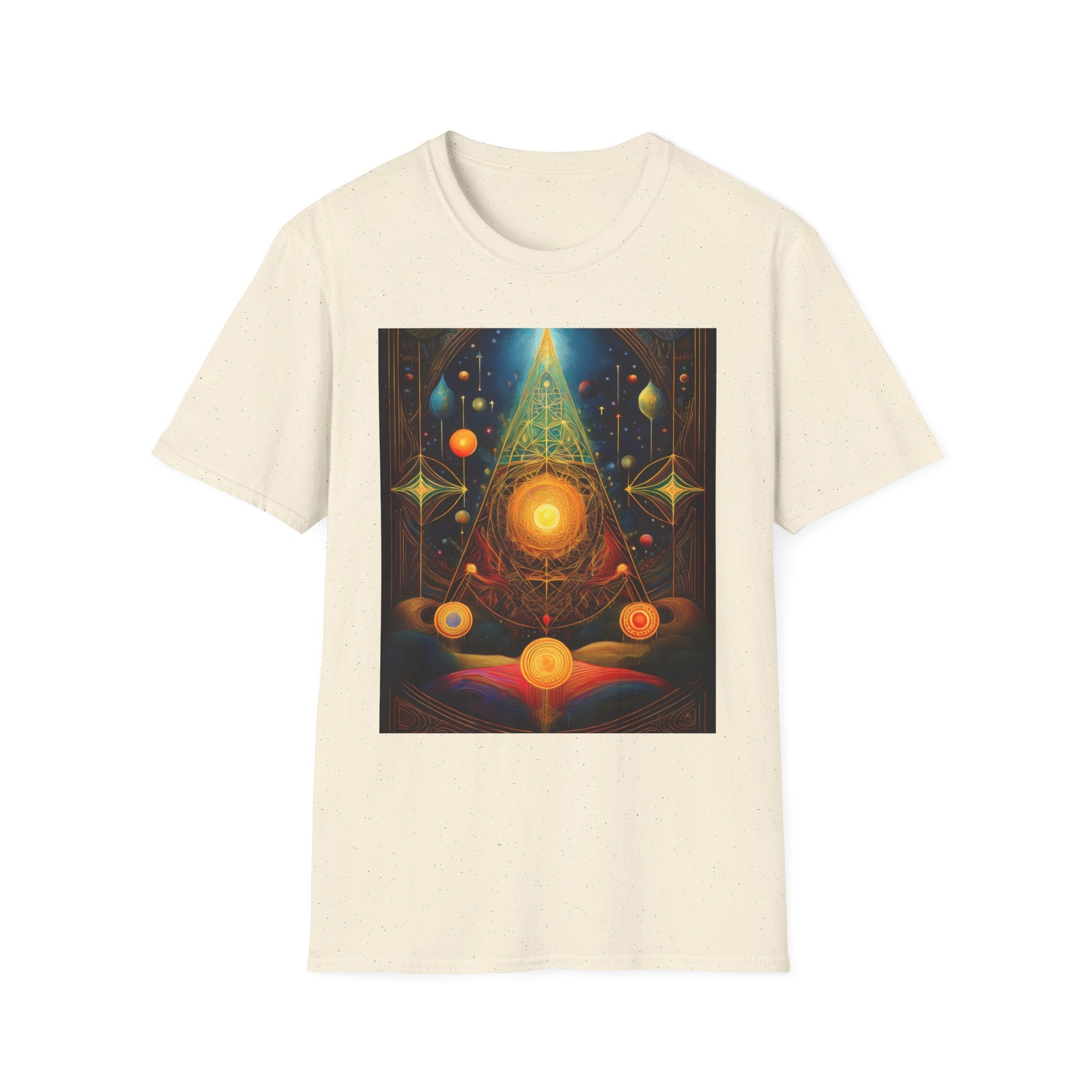 Mystic Sun Pyramid Graphic T-Shirt