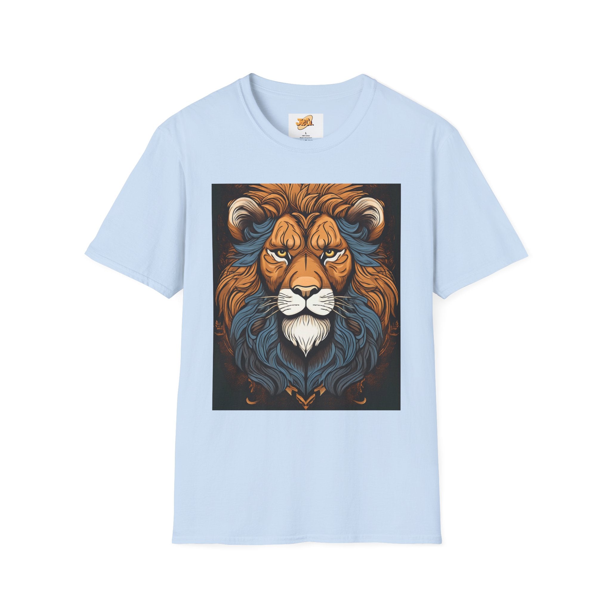 Majestic Lion Graphic T-Shirt — Bold Vintage Mane Artwork
